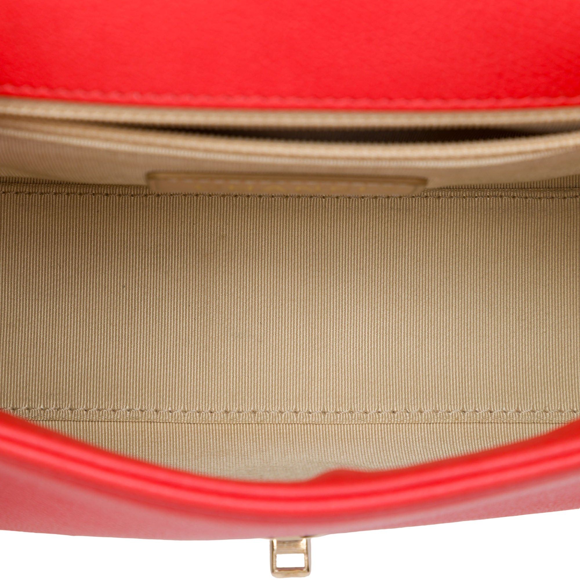 Chanel Quilted Grained Calfskin Label Click Flap Size ONE SIZE - 4 Thumbnail