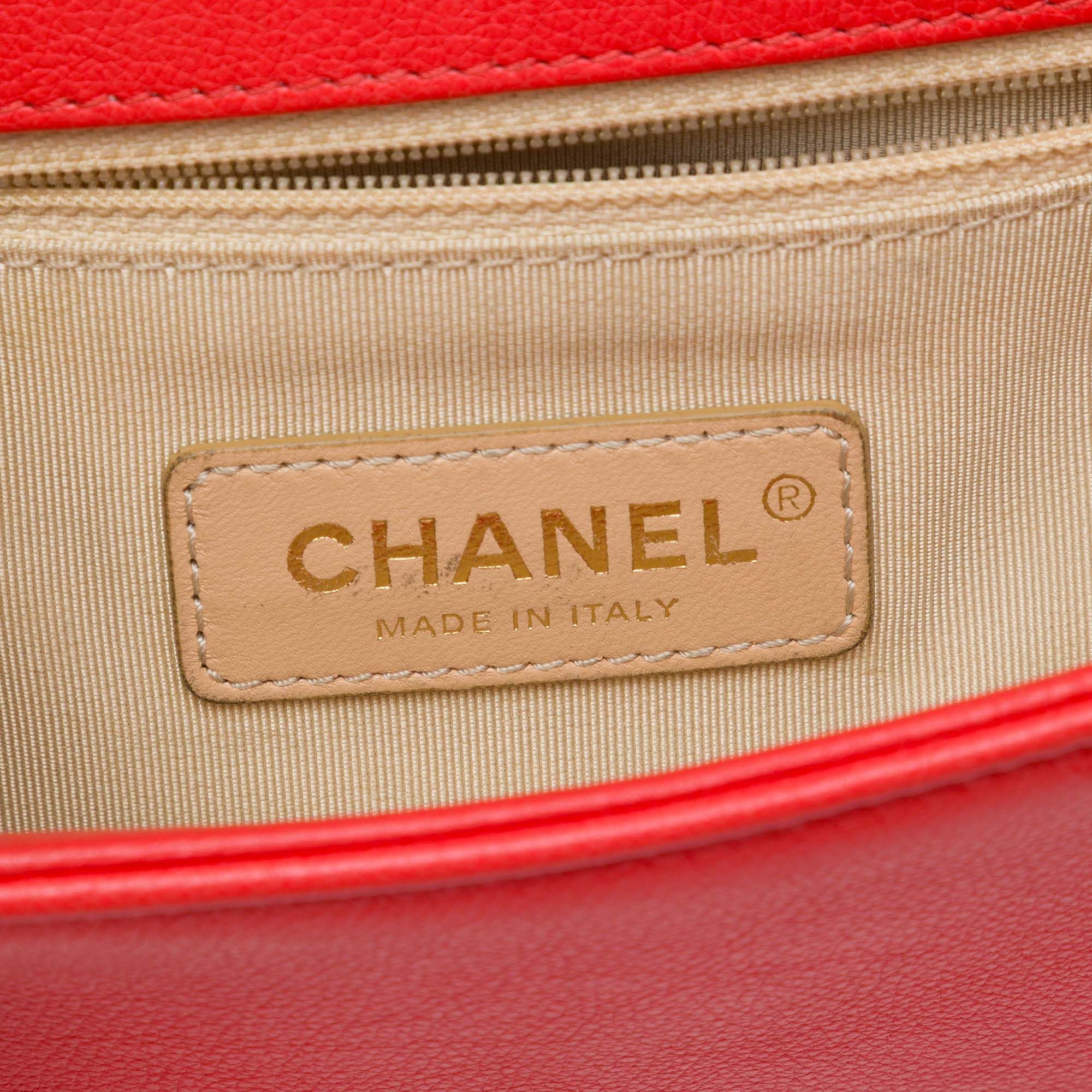 Chanel Quilted Grained Calfskin Label Click Flap Size ONE SIZE - 5 Thumbnail