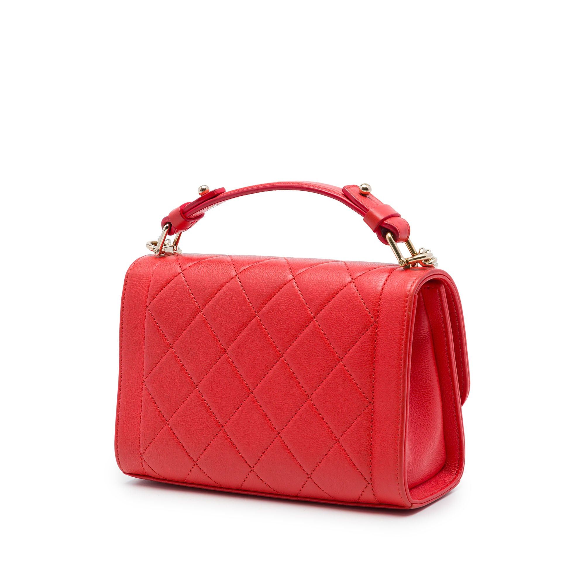 Chanel Quilted Grained Calfskin Label Click Flap Size ONE SIZE - 2 Thumbnail