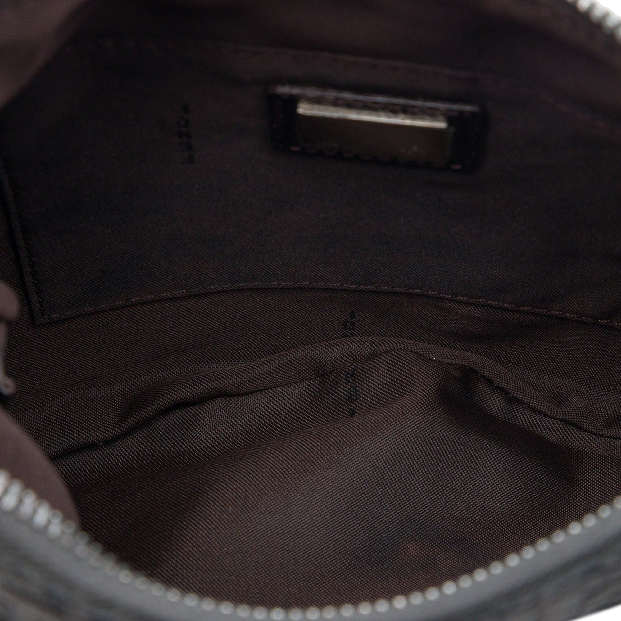 Fendi Zucchino Canvas Oyster Shoulder Bag Size ONE SIZE - 4 Thumbnail