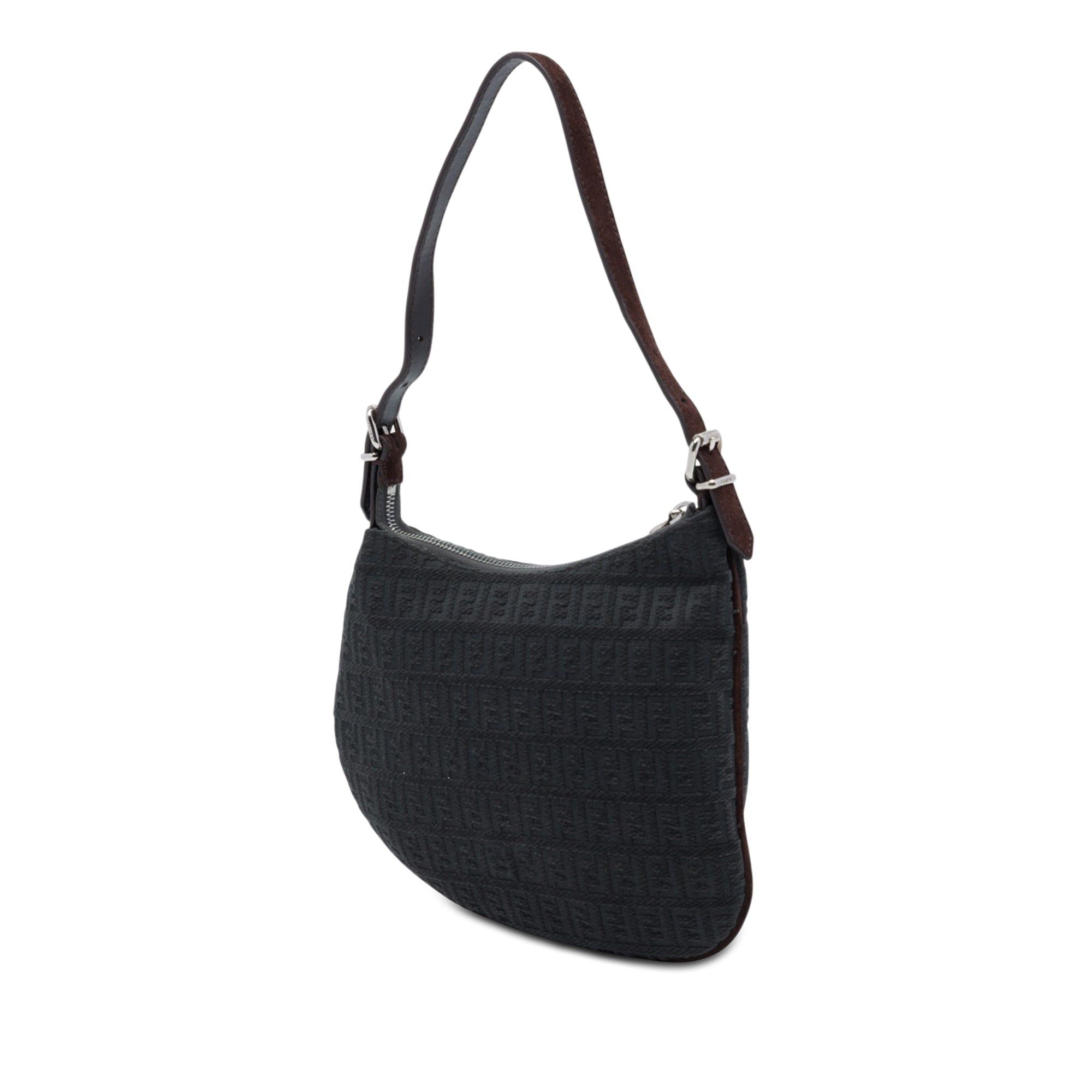 Fendi Zucchino Canvas Oyster Shoulder Bag Size ONE SIZE - 2 Thumbnail