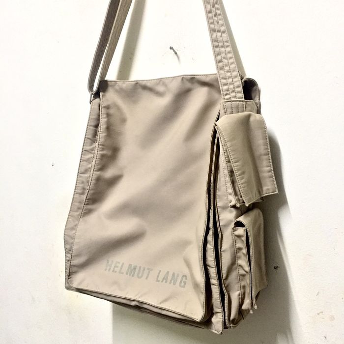 Helmut Lang Nylon Messenger Bag | Grailed