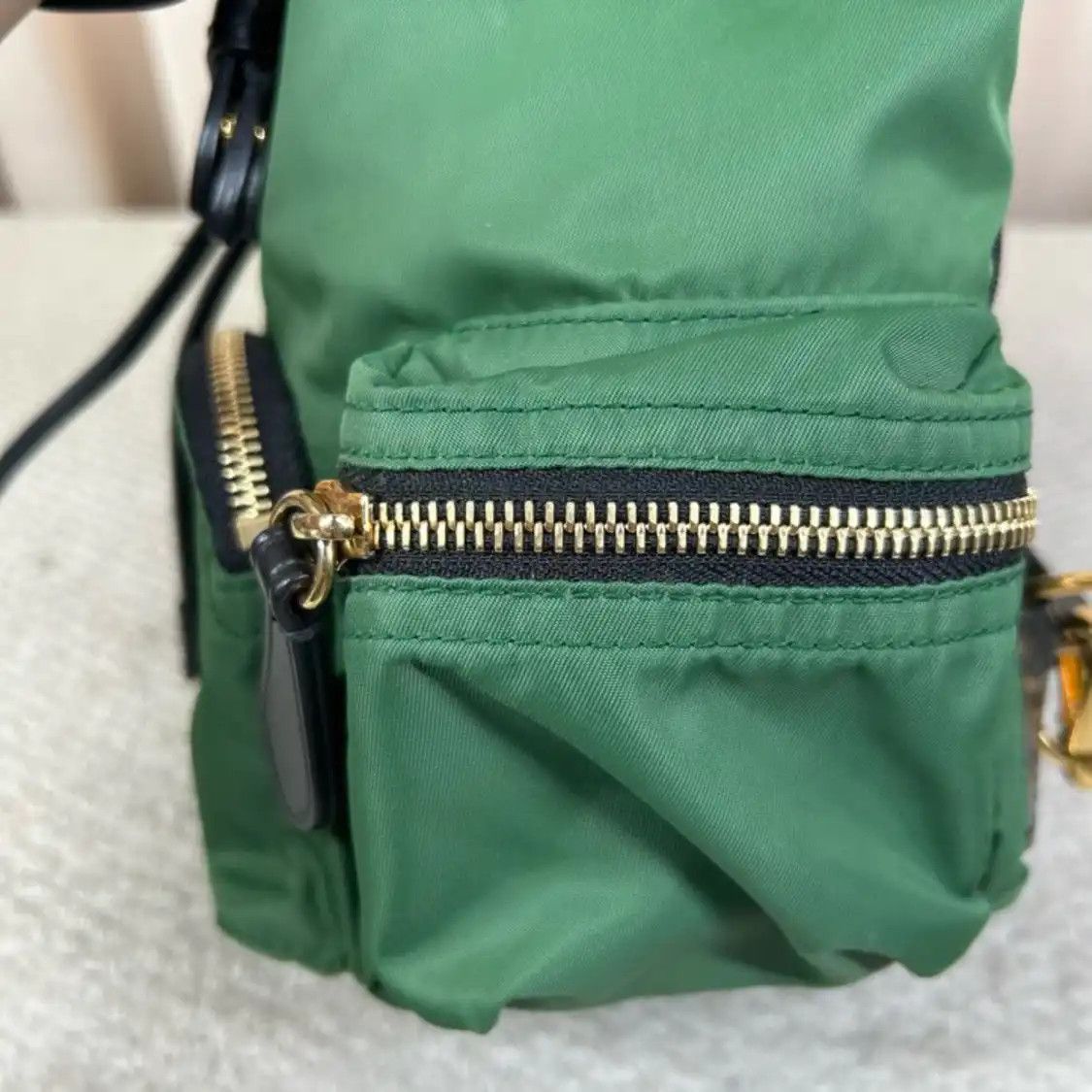 Burberry BURBERRY The Rucksack green nylon backpack Size ONE SIZE - 6 Thumbnail