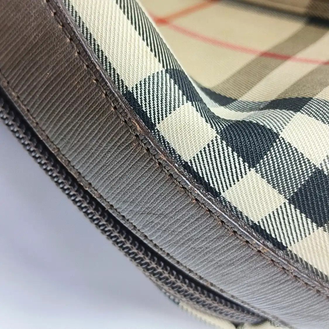 Burberry BURBERRY khaki canvas war horse plaid embossed backpack gold hardware Size ONE SIZE - 14 Thumbnail