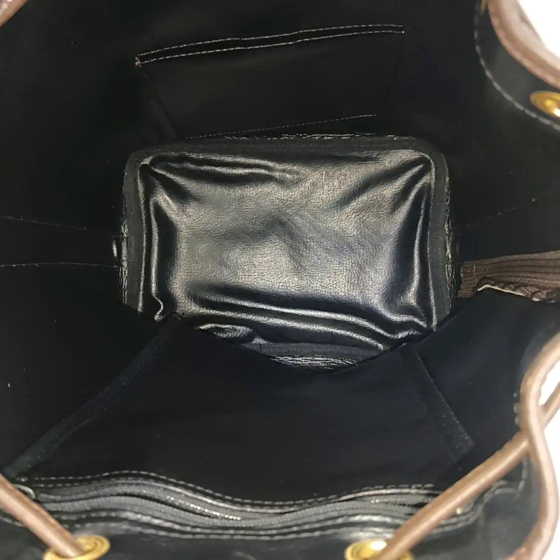Burberry BURBERRY khaki canvas war horse plaid embossed backpack gold hardware Size ONE SIZE - 7 Thumbnail