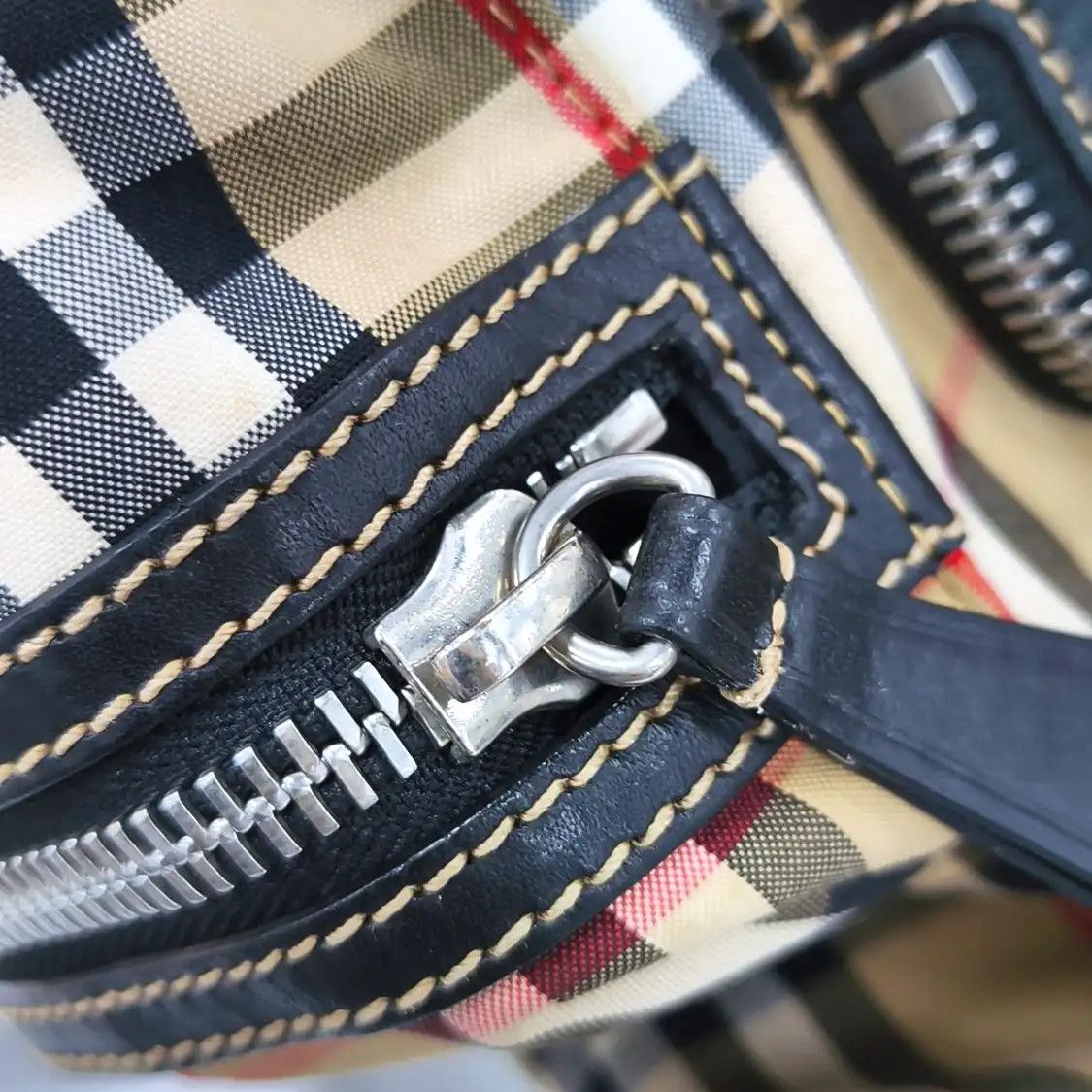 Burberry BURBERRY The Rucksack Medium khaki nylon backpack silver hardware Size ONE SIZE - 11 Thumbnail