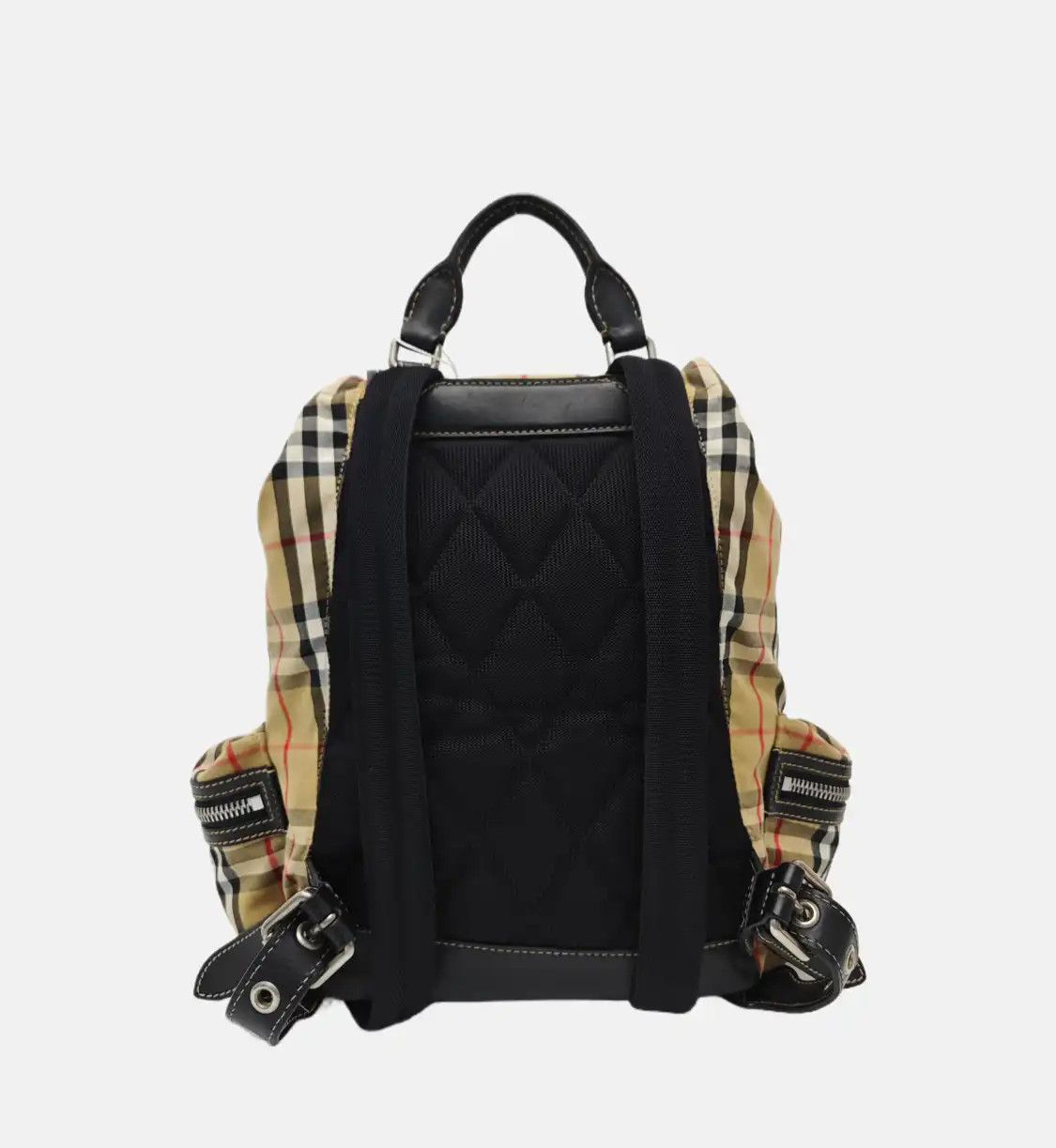 Burberry BURBERRY The Rucksack Medium khaki nylon backpack silver hardware Size ONE SIZE - 5 Thumbnail