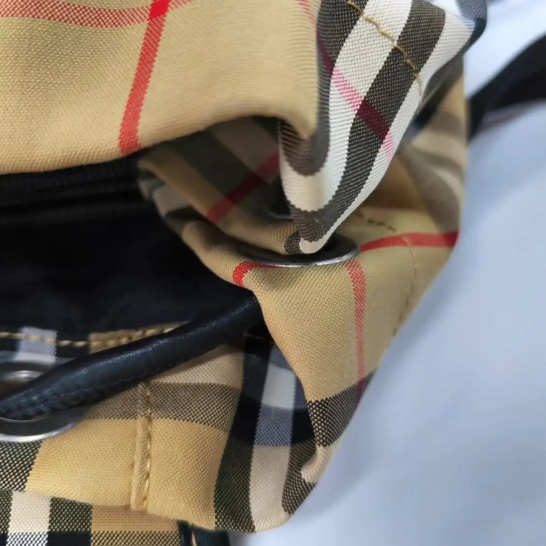 Burberry BURBERRY The Rucksack Medium khaki nylon backpack silver hardware Size ONE SIZE - 17 Thumbnail