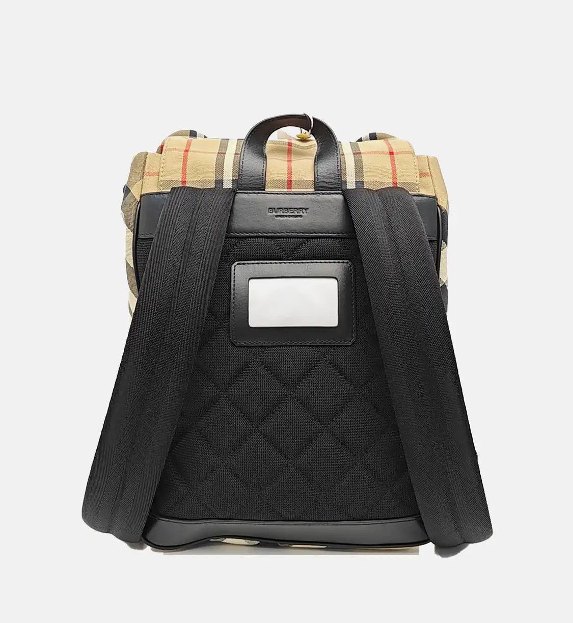 Burberry BURBERRY multi-color fabric applique backpack black hardware Size ONE SIZE - 5 Thumbnail
