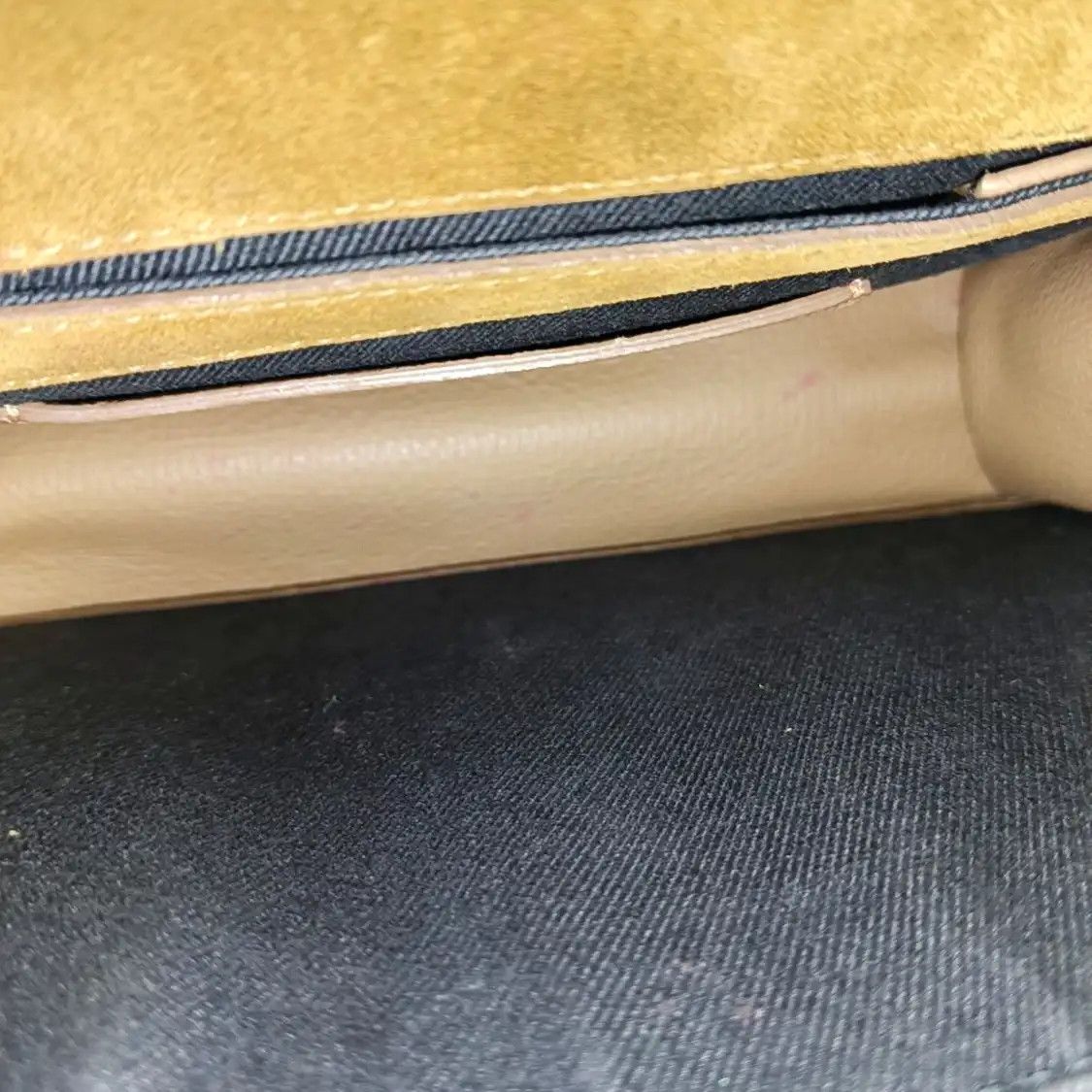 Burberry BURBERRY Macken khaki cowhide leather crossbody bag gold hardware detachable str Size ONE SIZE - 15 Thumbnail