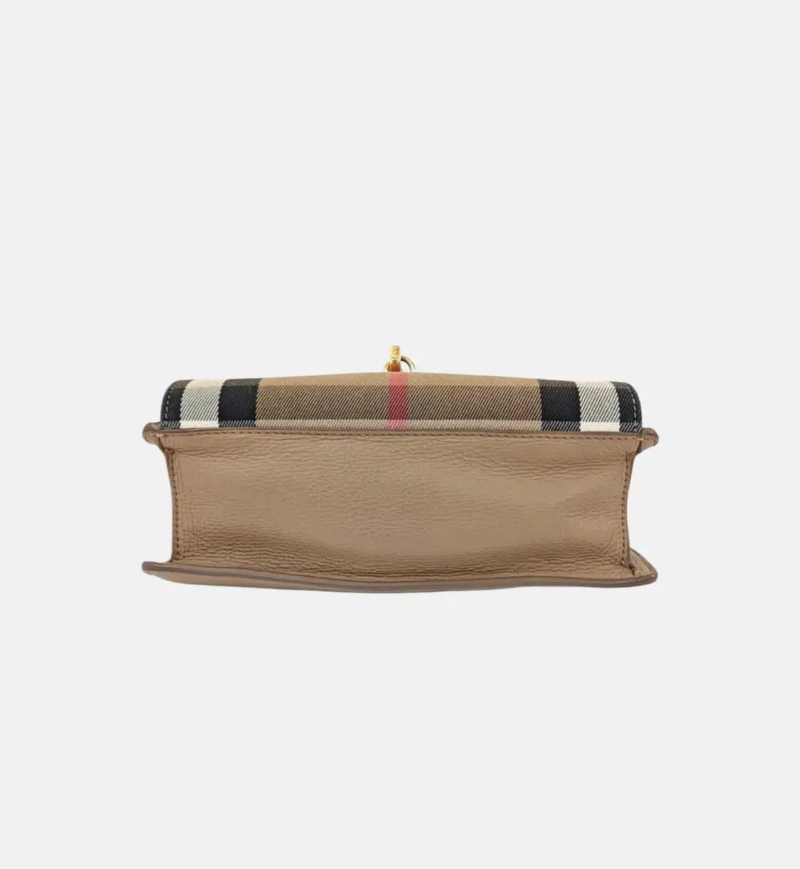 Burberry BURBERRY Macken khaki cowhide leather crossbody bag gold hardware detachable str Size ONE SIZE - 6 Thumbnail
