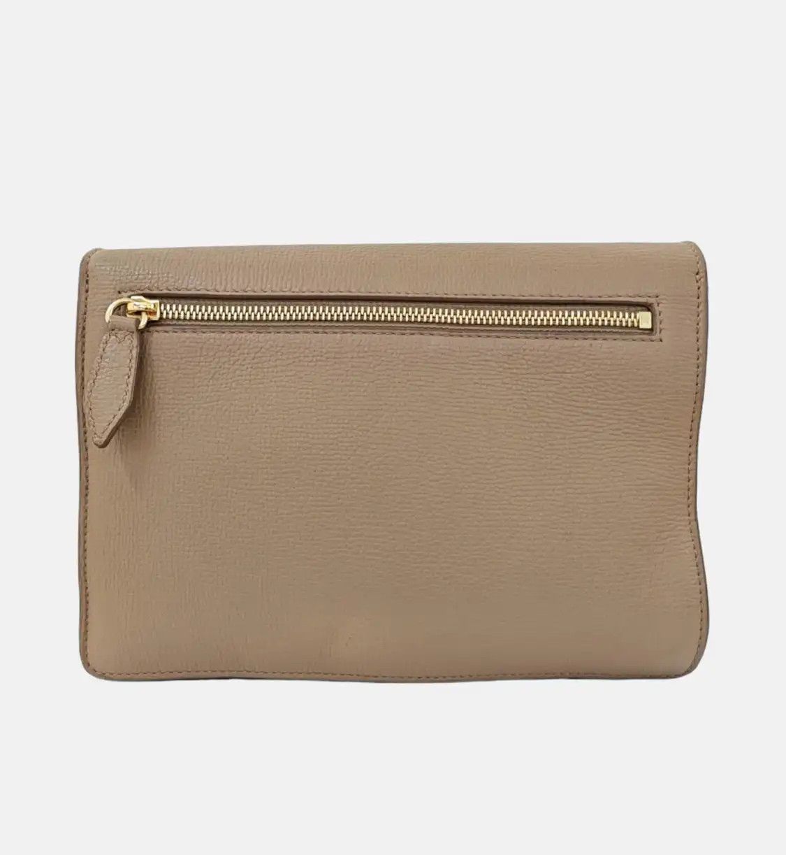 Burberry BURBERRY Macken khaki cowhide leather crossbody bag gold hardware detachable str Size ONE SIZE - 5 Thumbnail