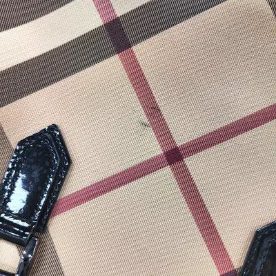 Burberry BURBERRY khaki coated canvas handbag ruthenium hardware Size ONE SIZE - 11 Thumbnail