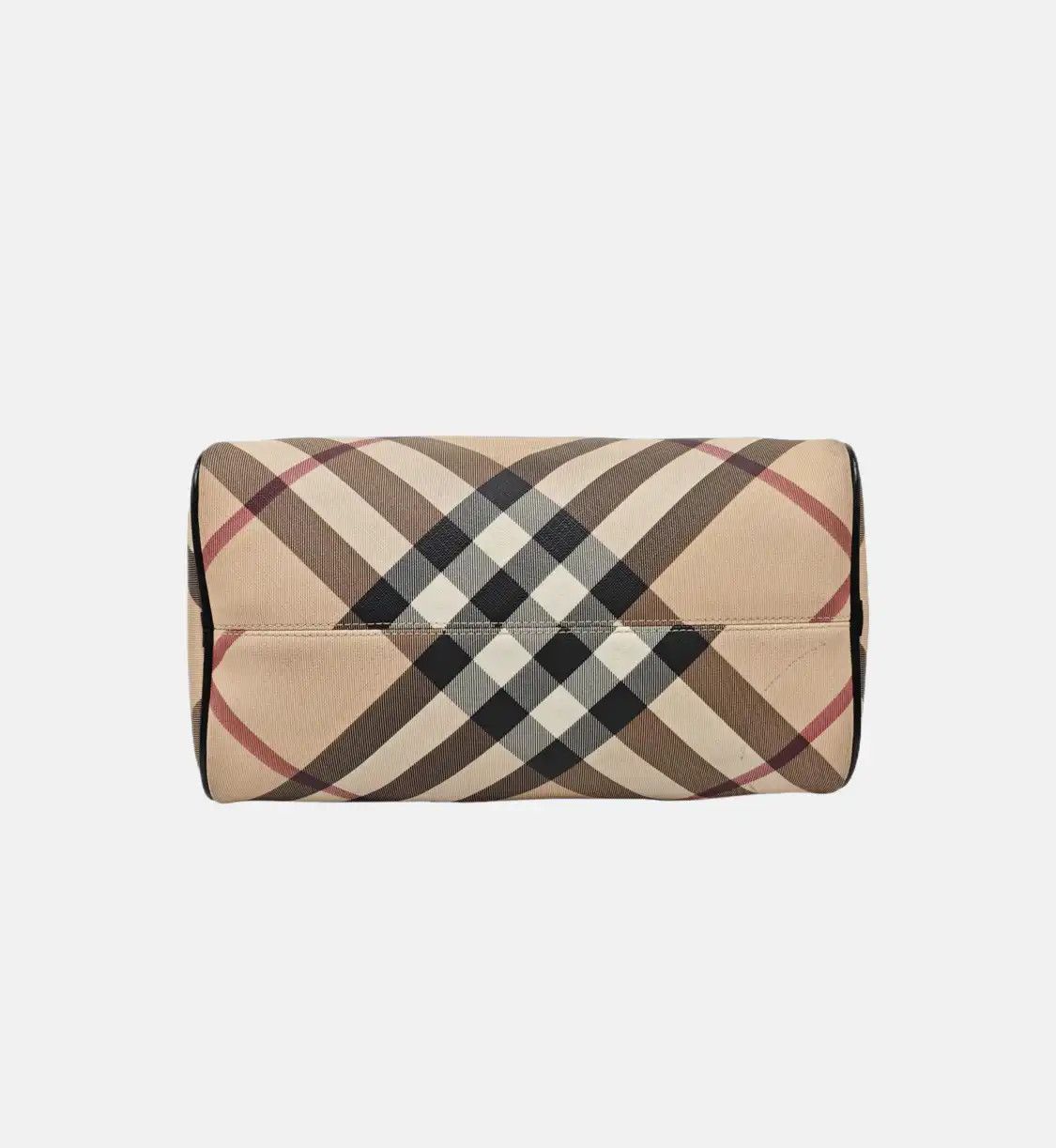 Burberry BURBERRY khaki coated canvas handbag ruthenium hardware Size ONE SIZE - 6 Thumbnail