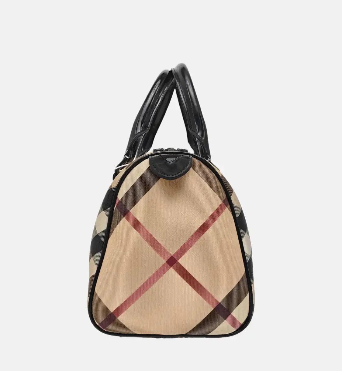 Burberry BURBERRY khaki coated canvas handbag ruthenium hardware Size ONE SIZE - 3 Thumbnail