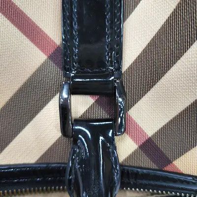 Burberry BURBERRY khaki coated canvas handbag ruthenium hardware Size ONE SIZE - 10 Thumbnail