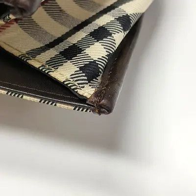Burberry BURBERRY tote bag beige canvas handbag silver hardware Size ONE SIZE - 14 Thumbnail