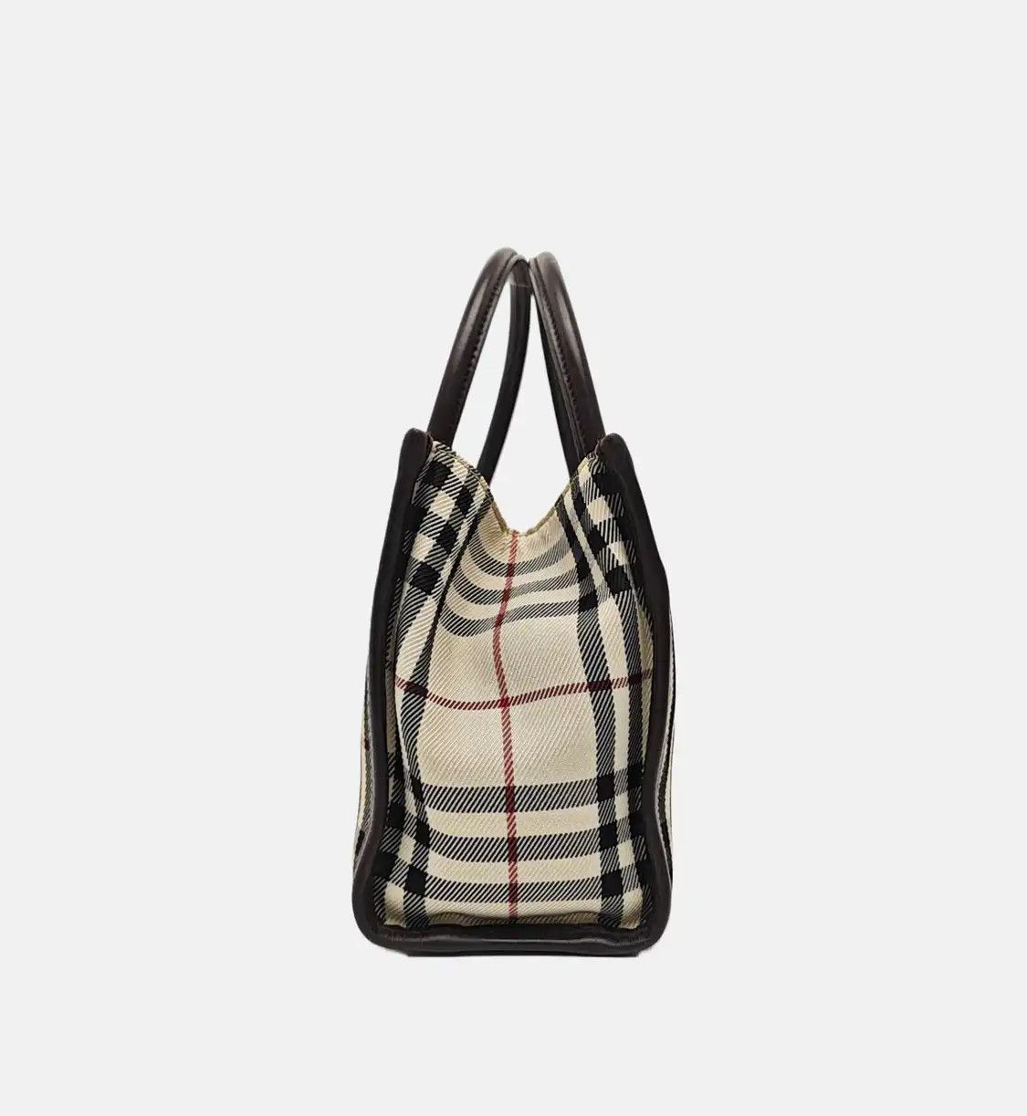 Burberry BURBERRY tote bag beige canvas handbag silver hardware Size ONE SIZE - 4 Thumbnail