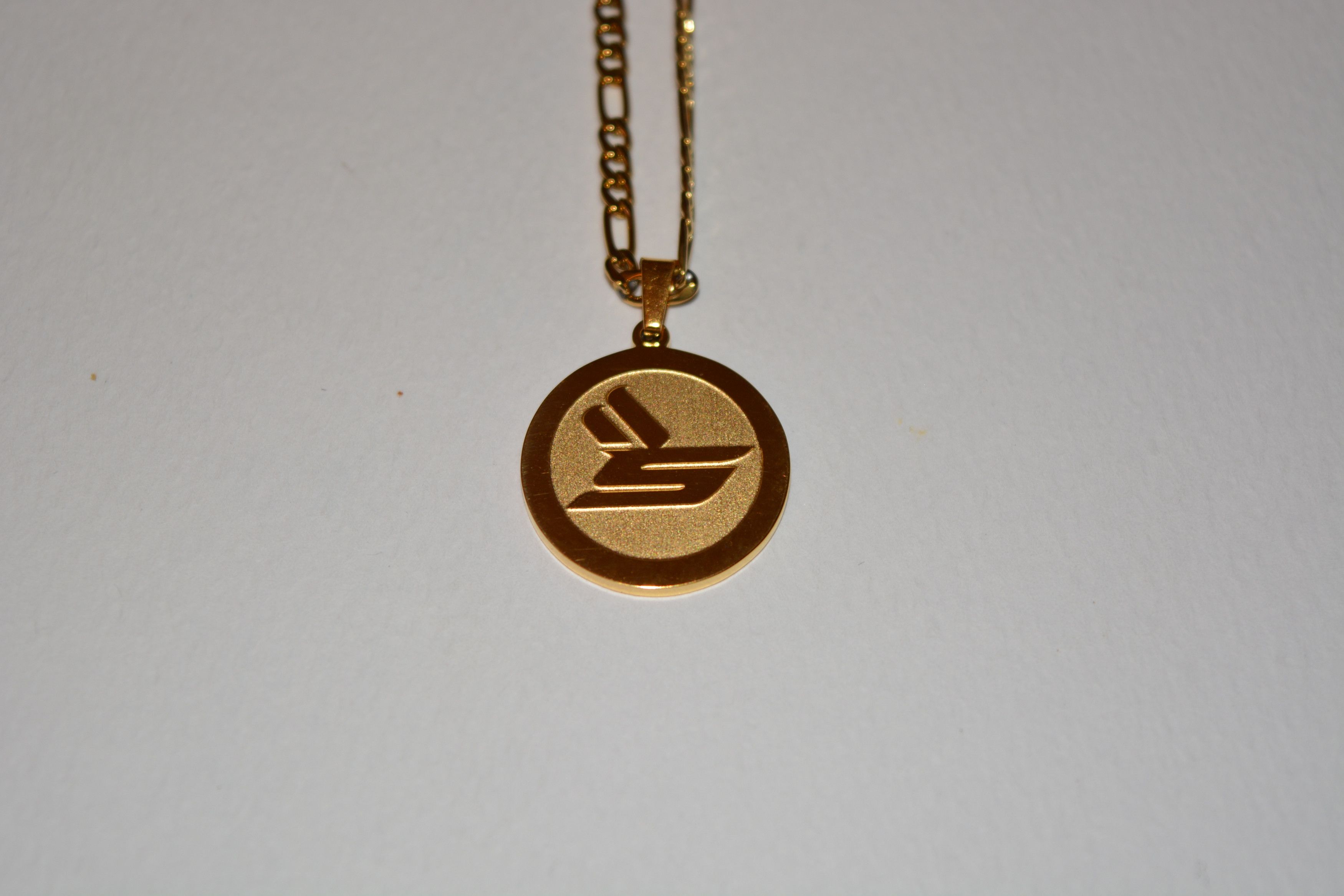 Ian Connor Sicko Born From Pain Gold Figaro Chain Necklace 20”