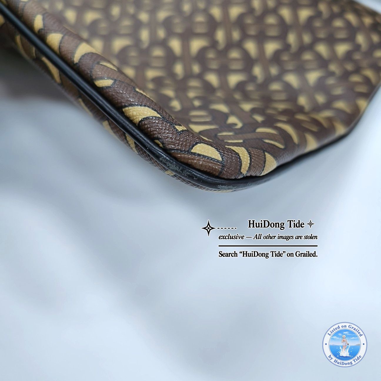 Burberry Burberry Monogram Coated Canvas Crossbody Bag ONE SIZE Size ONE SIZE - 7 Thumbnail