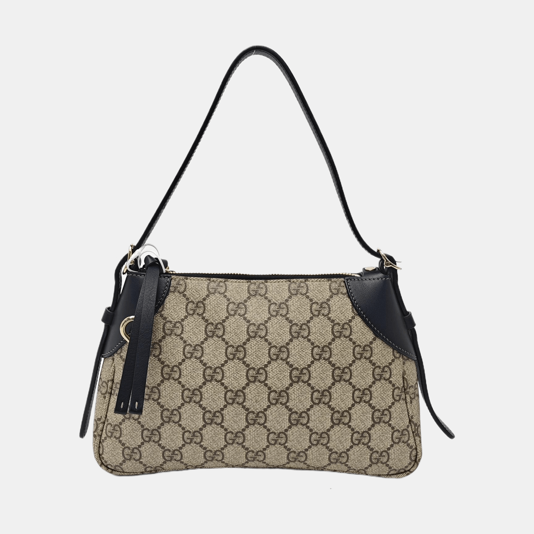 Gucci Gucci GG Emblem Coated Canvas Shoulder Bag ONE SIZE Size ONE SIZE - 7 Thumbnail