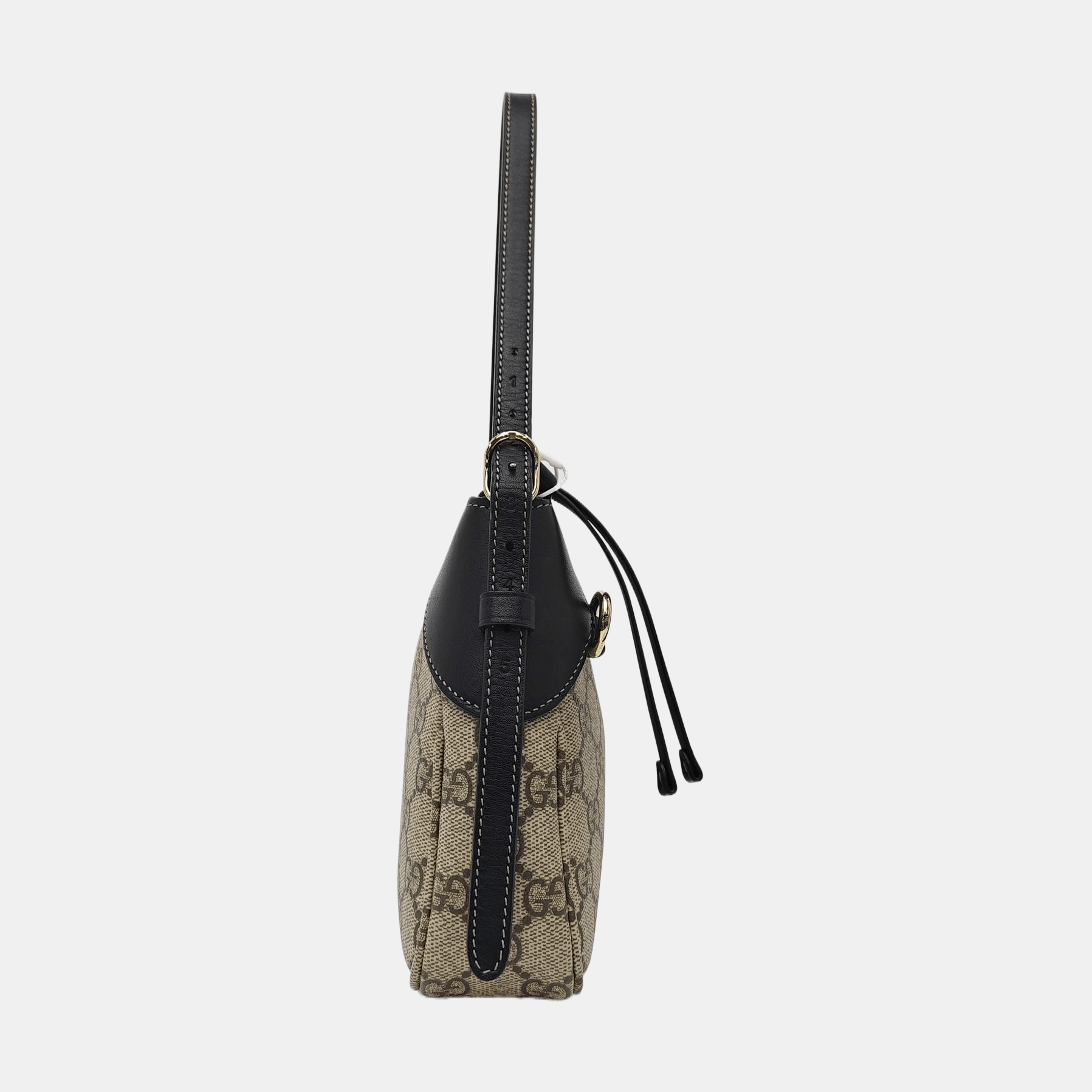 Gucci Gucci GG Emblem Coated Canvas Shoulder Bag ONE SIZE Size ONE SIZE - 3 Thumbnail