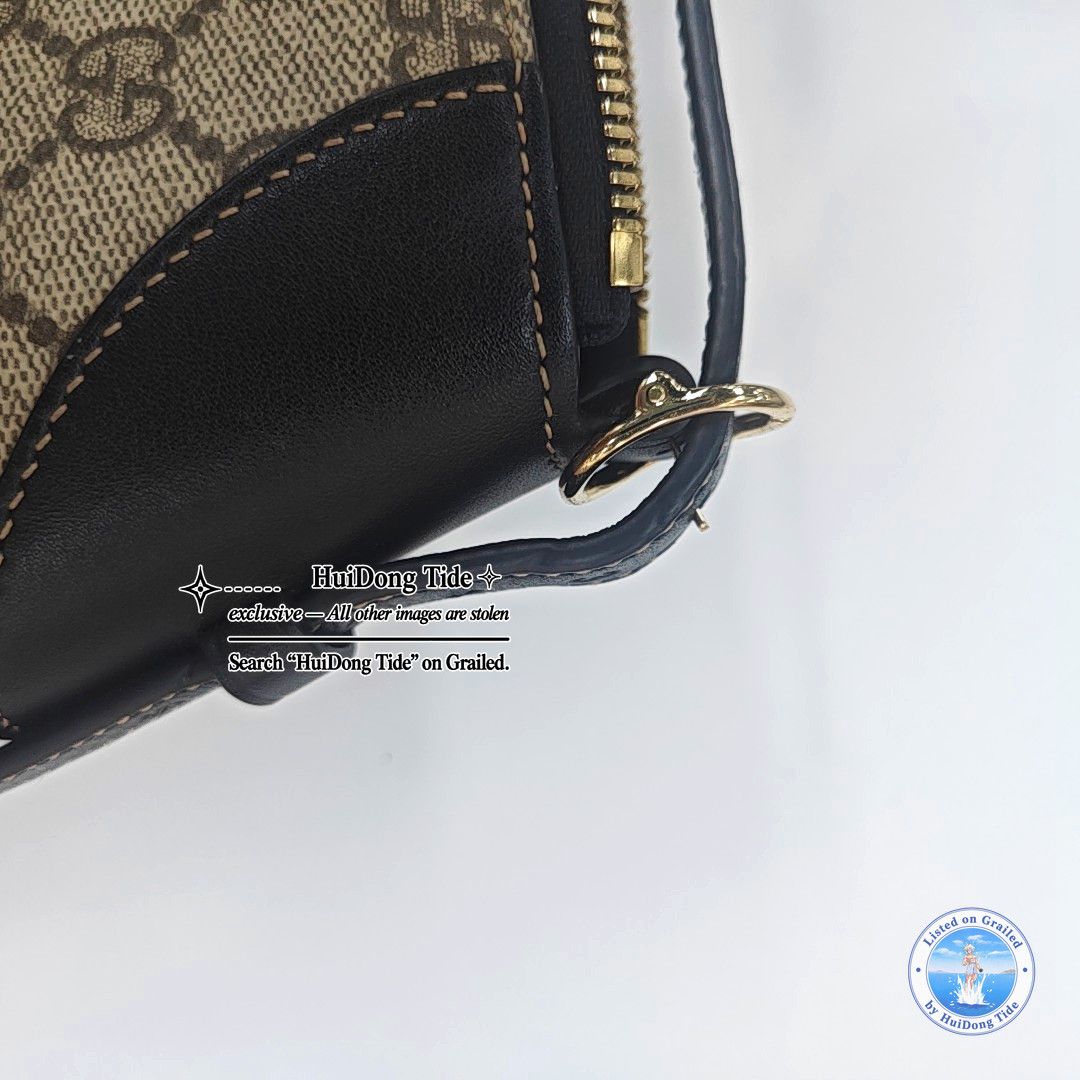 Gucci Gucci GG Emblem Coated Canvas Shoulder Bag ONE SIZE Size ONE SIZE - 8 Thumbnail