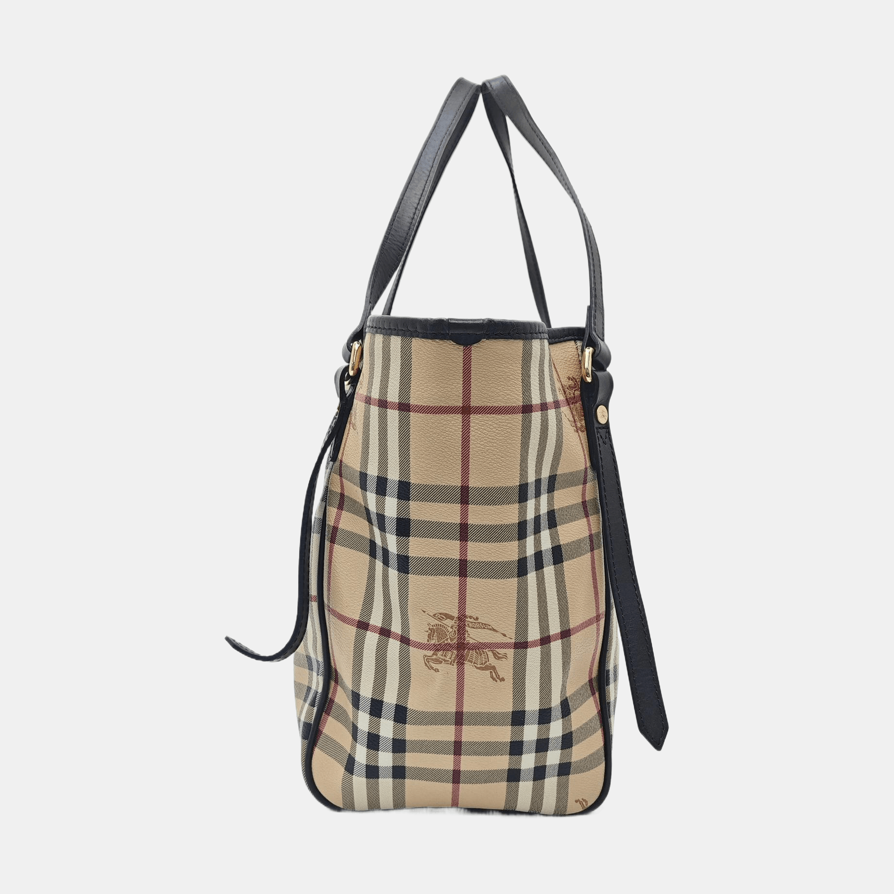 Burberry BURBERRY House Check Coated Canvas Tote Bag Size ONE SIZE - 3 Thumbnail