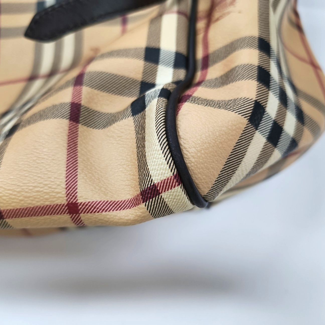 Burberry BURBERRY House Check Coated Canvas Tote Bag Size ONE SIZE - 8 Thumbnail