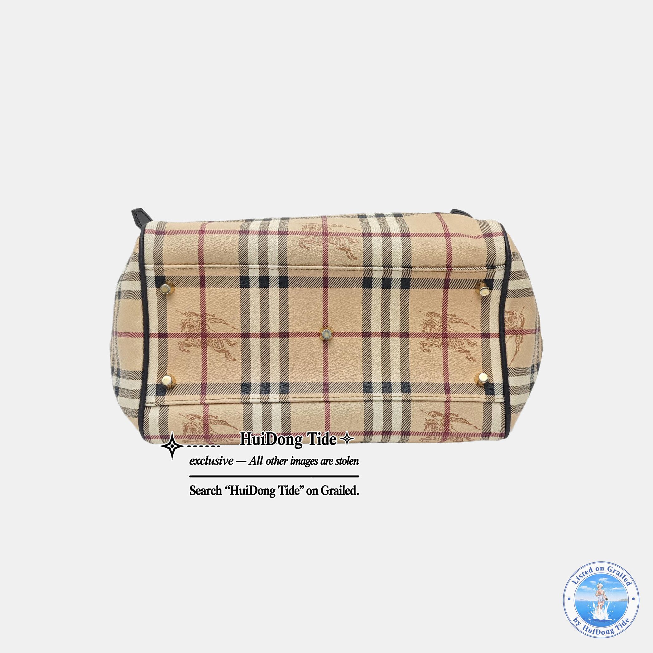 Burberry BURBERRY House Check Coated Canvas Tote Bag Size ONE SIZE - 5 Thumbnail