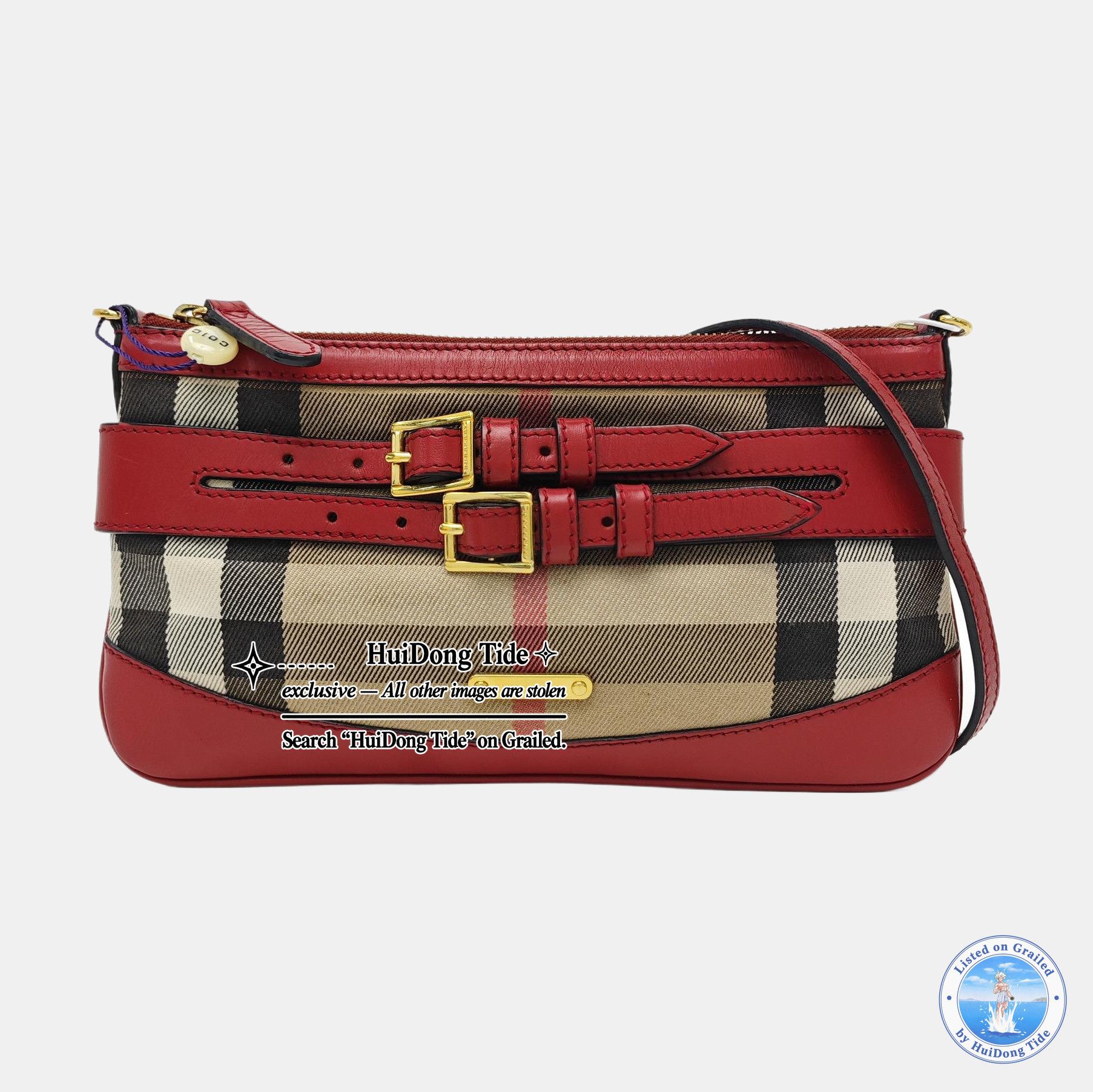 Burberry Burberry Peyton Nova Check Crossbody Bag Size ONE SIZE Size ONE SIZE - 8 Thumbnail