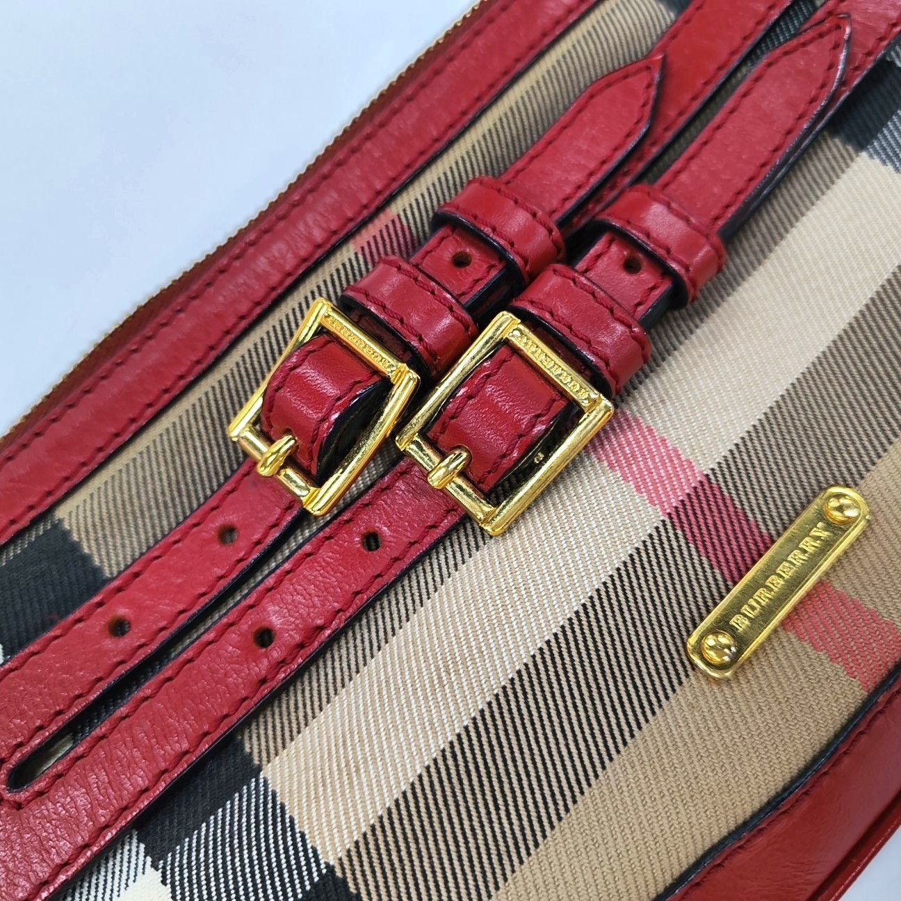 Burberry Burberry Peyton Nova Check Crossbody Bag Size ONE SIZE Size ONE SIZE - 9 Thumbnail