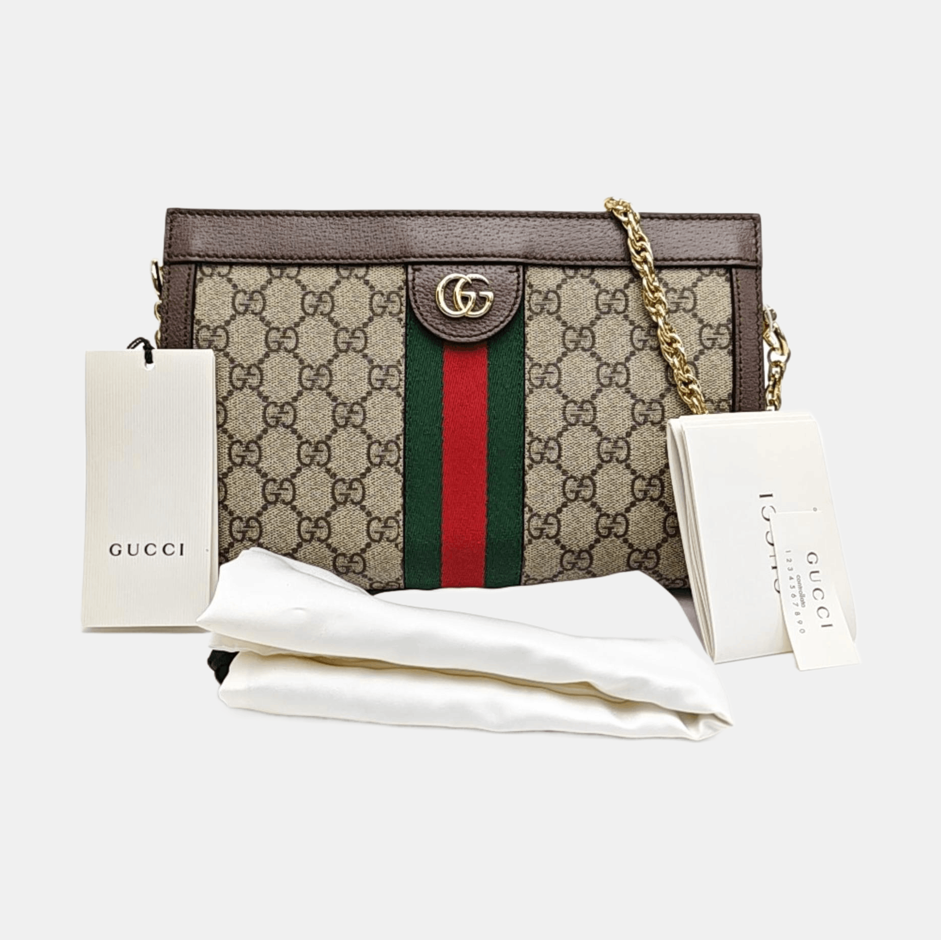 Gucci Gucci Ophidia GG Supreme Canvas Shoulder Bag Size ONE SIZE - 8 Thumbnail