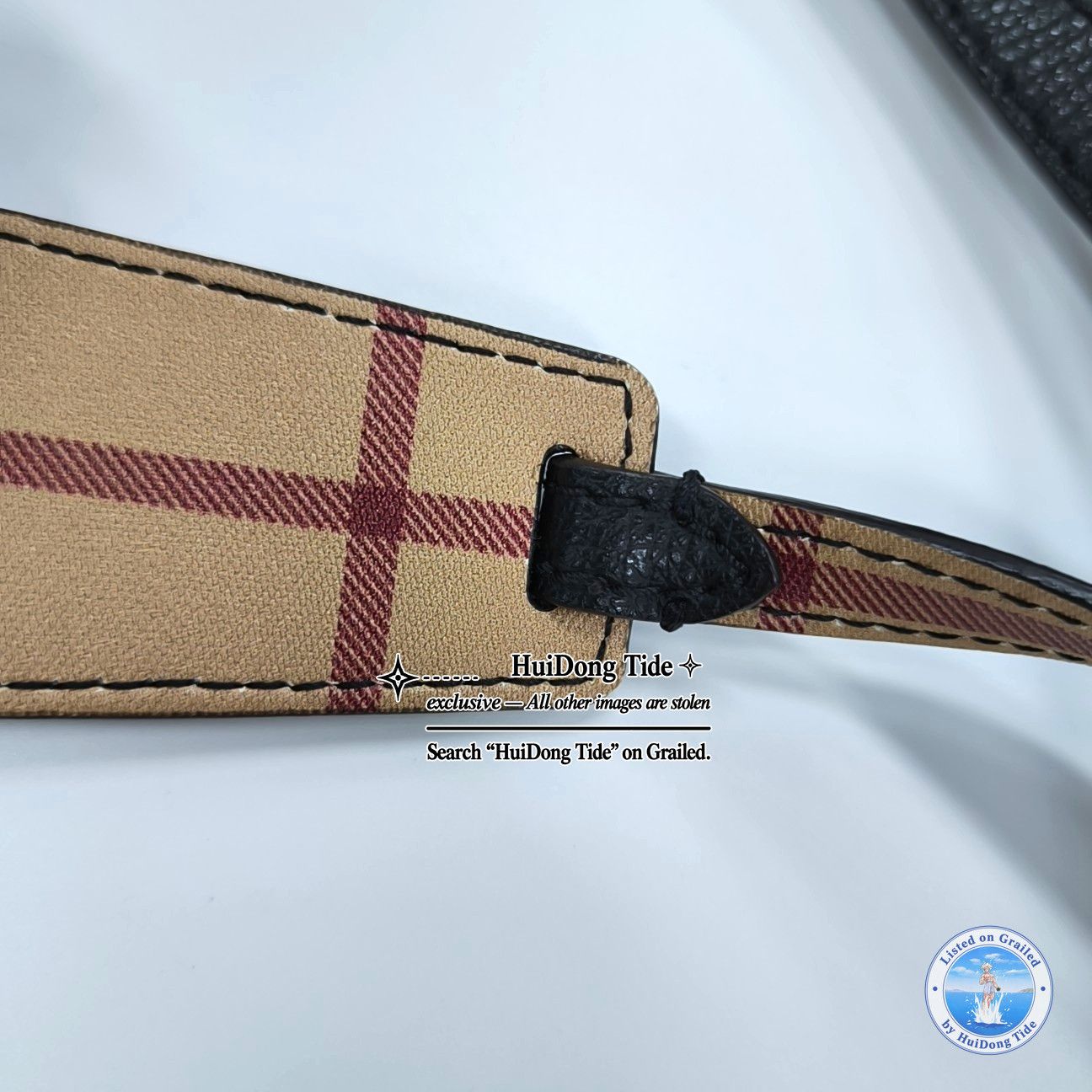 Burberry Burberry Lorne Check Canvas Bucket Bag ONE SIZE Size ONE SIZE - 12 Thumbnail