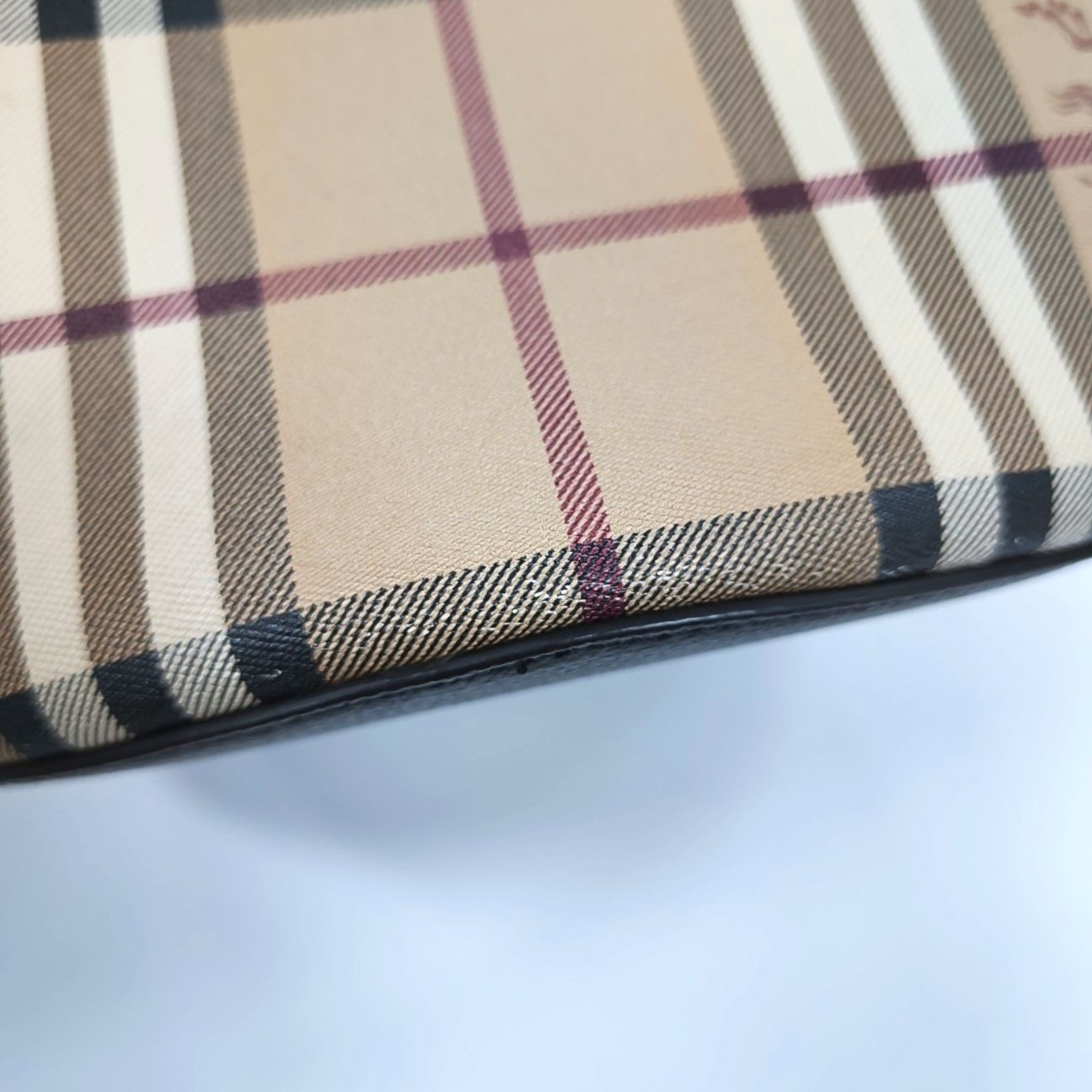 Burberry Burberry Lorne Check Canvas Bucket Bag ONE SIZE Size ONE SIZE - 9 Thumbnail