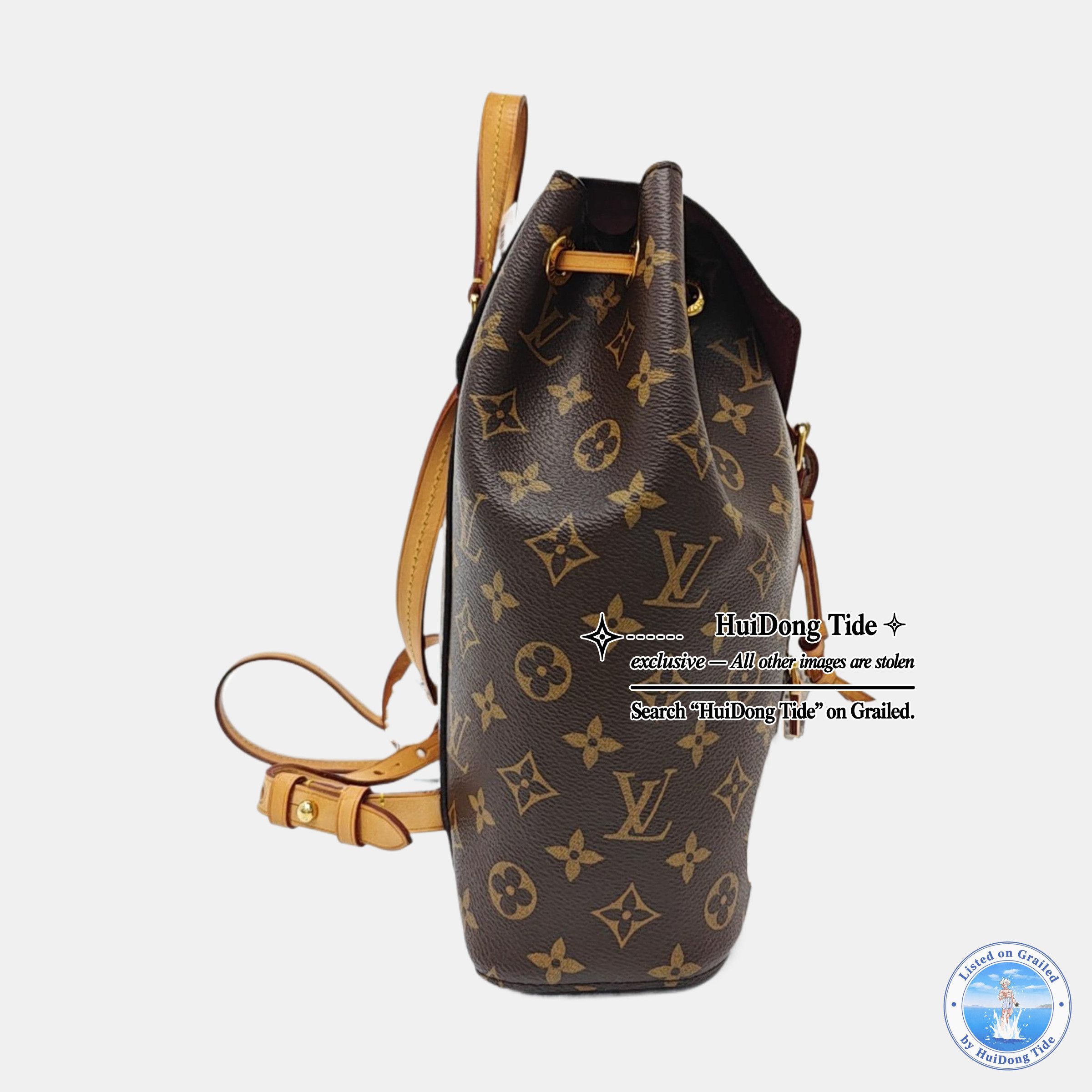 Louis Vuitton Louis Vuitton Monogram Montsouris Backpack Size OS Size ONE SIZE - 3 Thumbnail