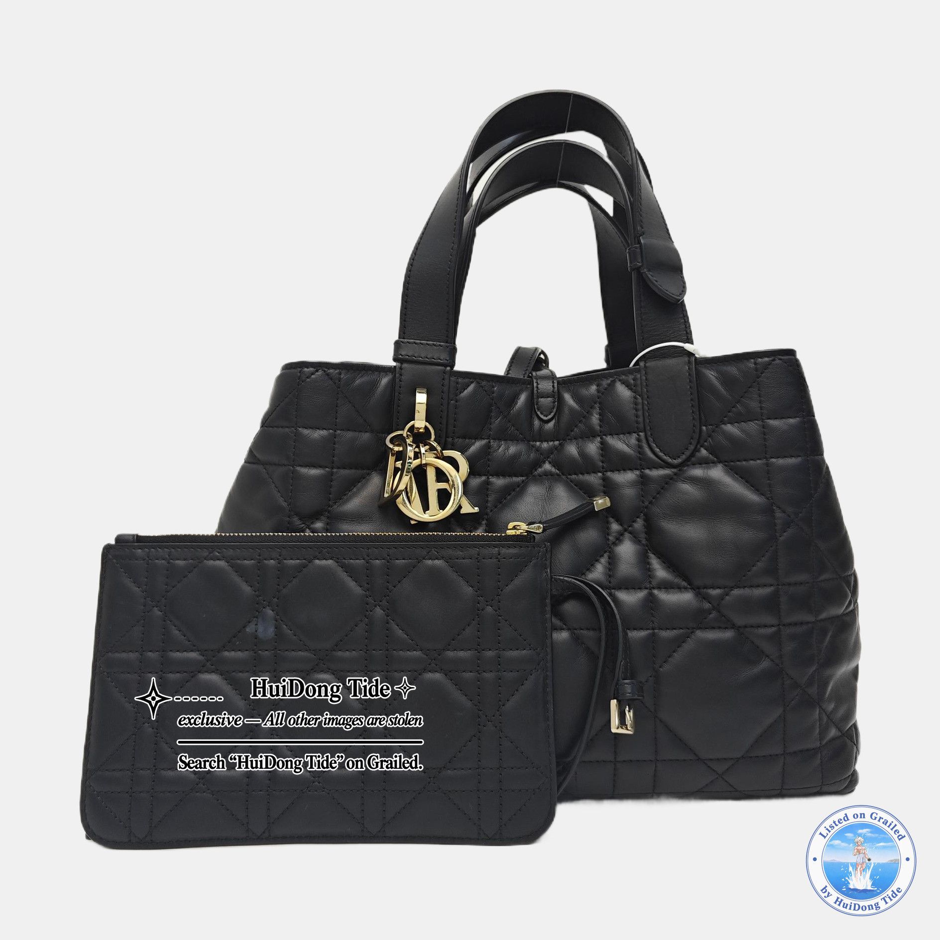 Dior Dior Toujours Quilted Leather Medium Bag Size ONE SIZE - 7 Thumbnail