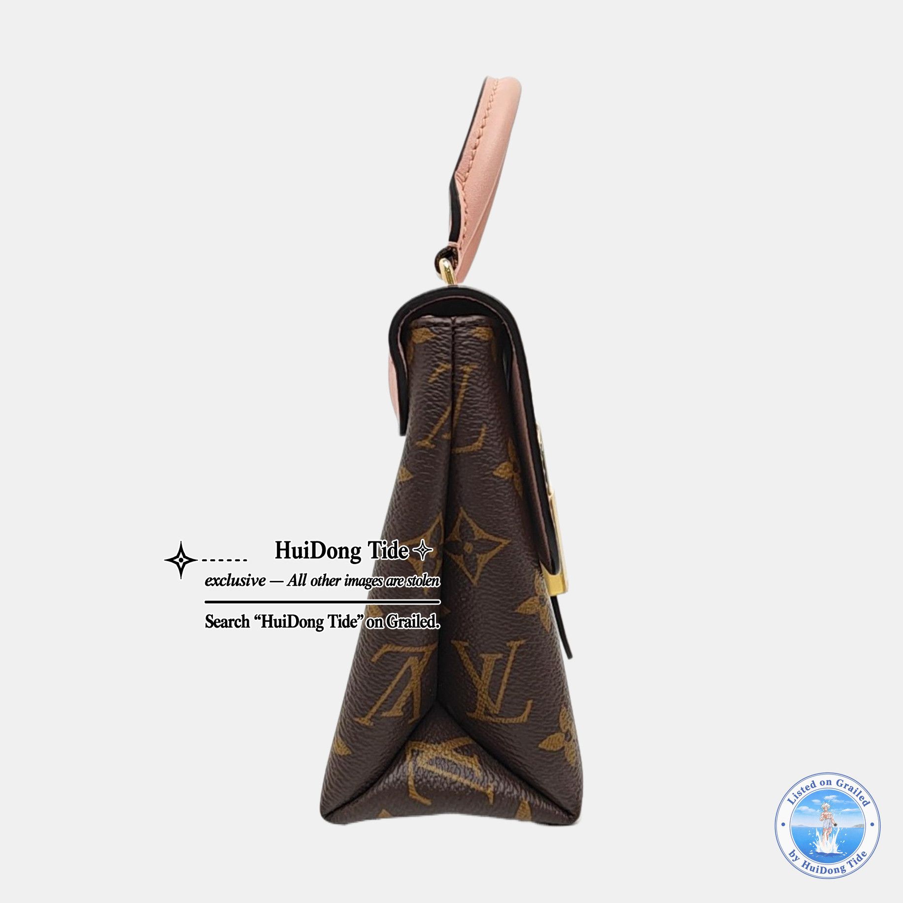 Louis Vuitton Louis Vuitton Locky BB Pink Monogram Canvas Handle Bag Size ONE SIZE - 4 Thumbnail
