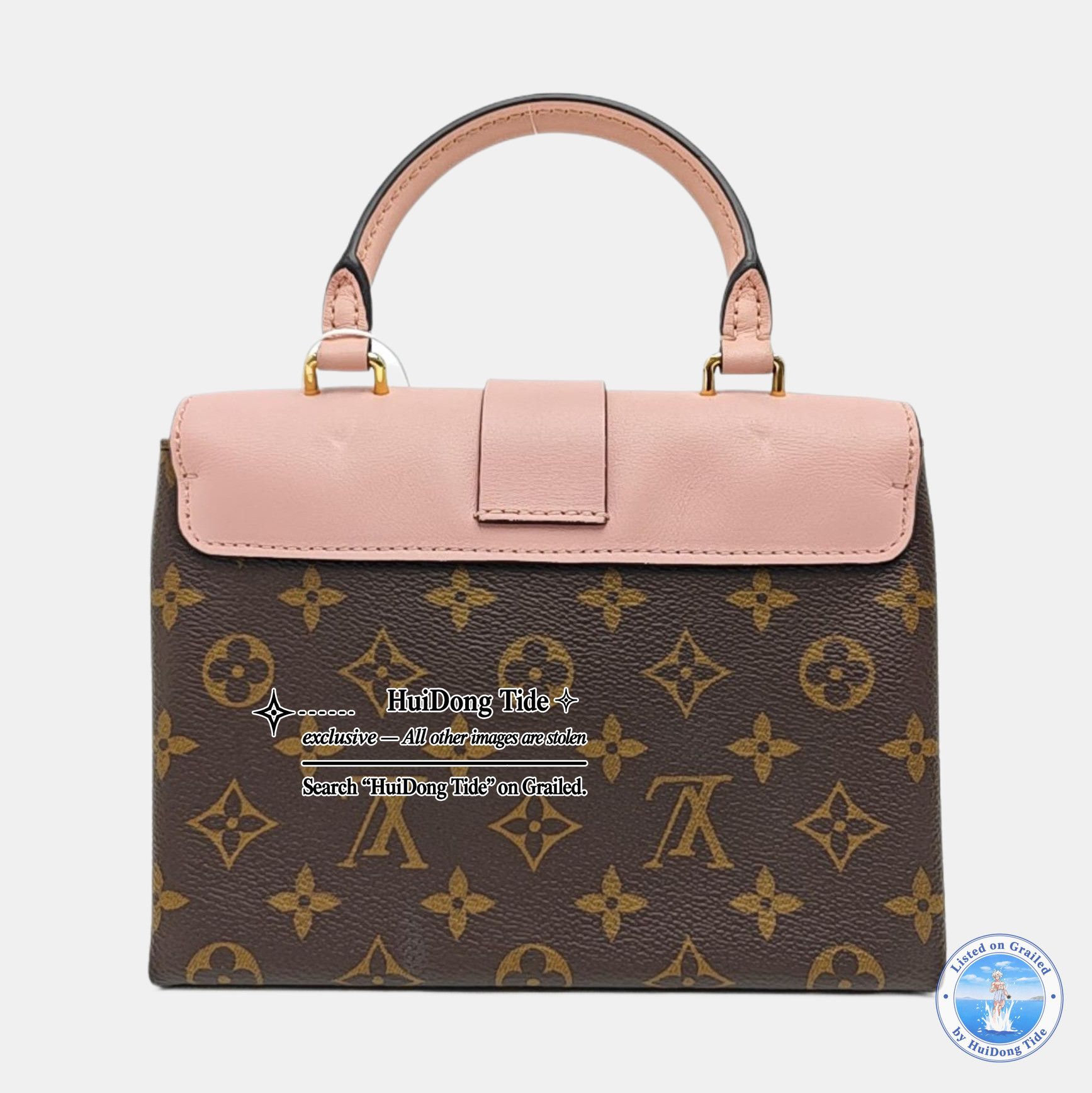 Louis Vuitton Louis Vuitton Locky BB Pink Monogram Canvas Handle Bag Size ONE SIZE - 5 Thumbnail