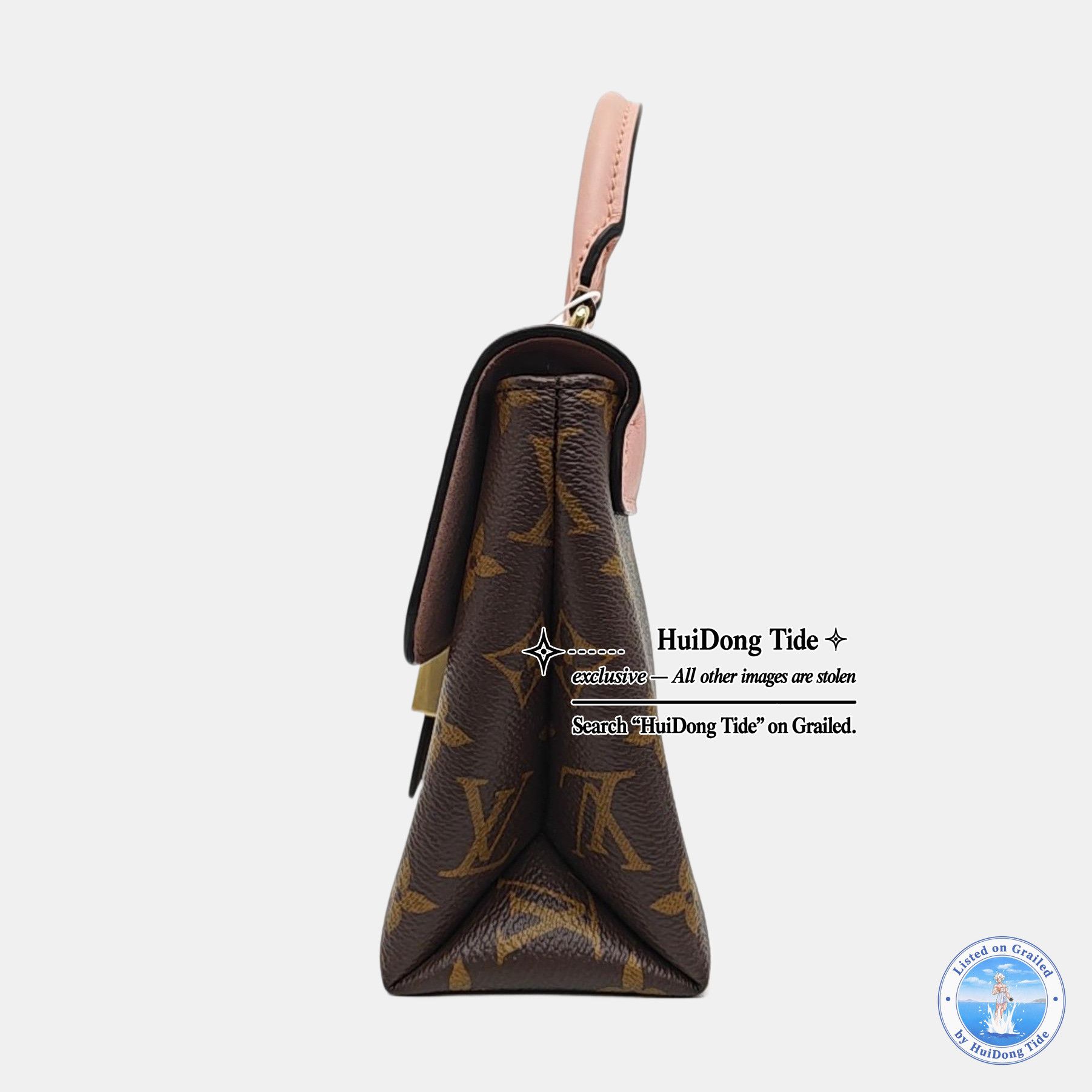 Louis Vuitton Louis Vuitton Locky BB Pink Monogram Canvas Handle Bag Size ONE SIZE - 3 Thumbnail