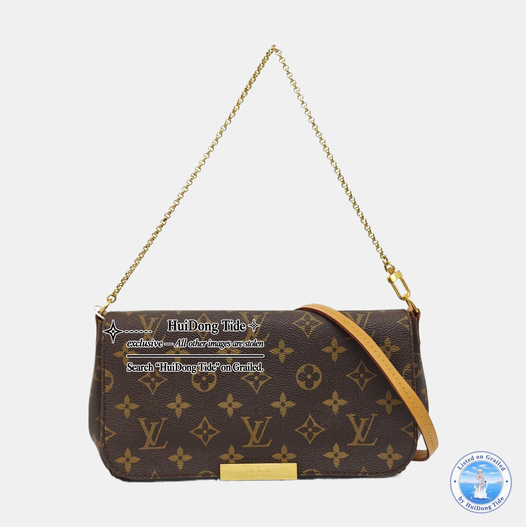Louis Vuitton Louis Vuitton Favorite Monogram Canvas Shoulder Bag Size ONE SIZE - 8 Thumbnail