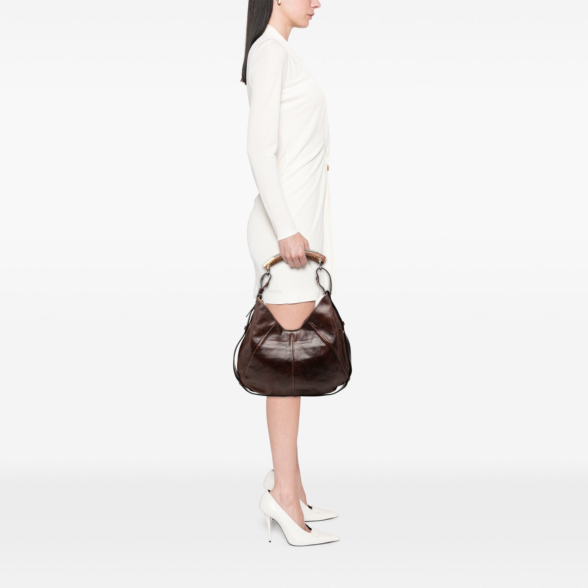 Saint Laurent Paris Calfskin Mombasa Hobo Size ONE SIZE - 7 Thumbnail