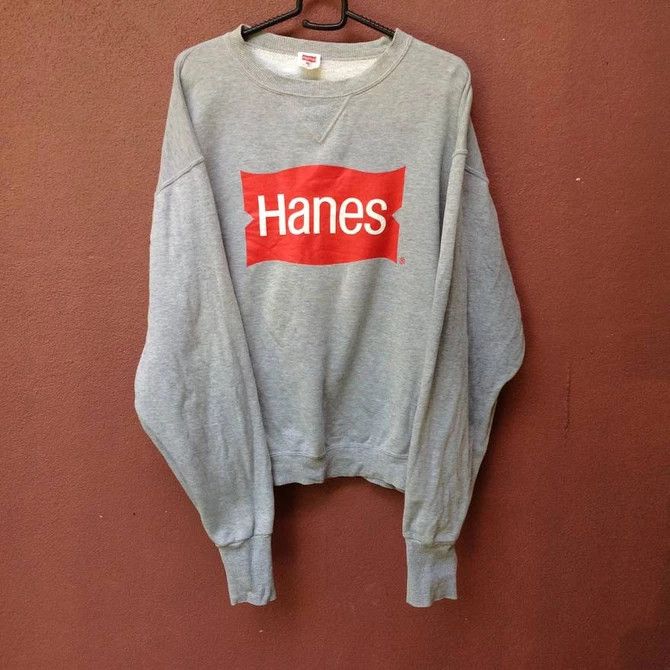 Hanes HANES BIG LOGO CLASSIC 90s SWEATSHIRTS Size US M / EU 48-50 / 2 - 2 Thumbnail