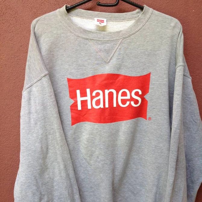 Hanes HANES BIG LOGO CLASSIC 90s SWEATSHIRTS Size US M / EU 48-50 / 2 - 1 Thumbnail