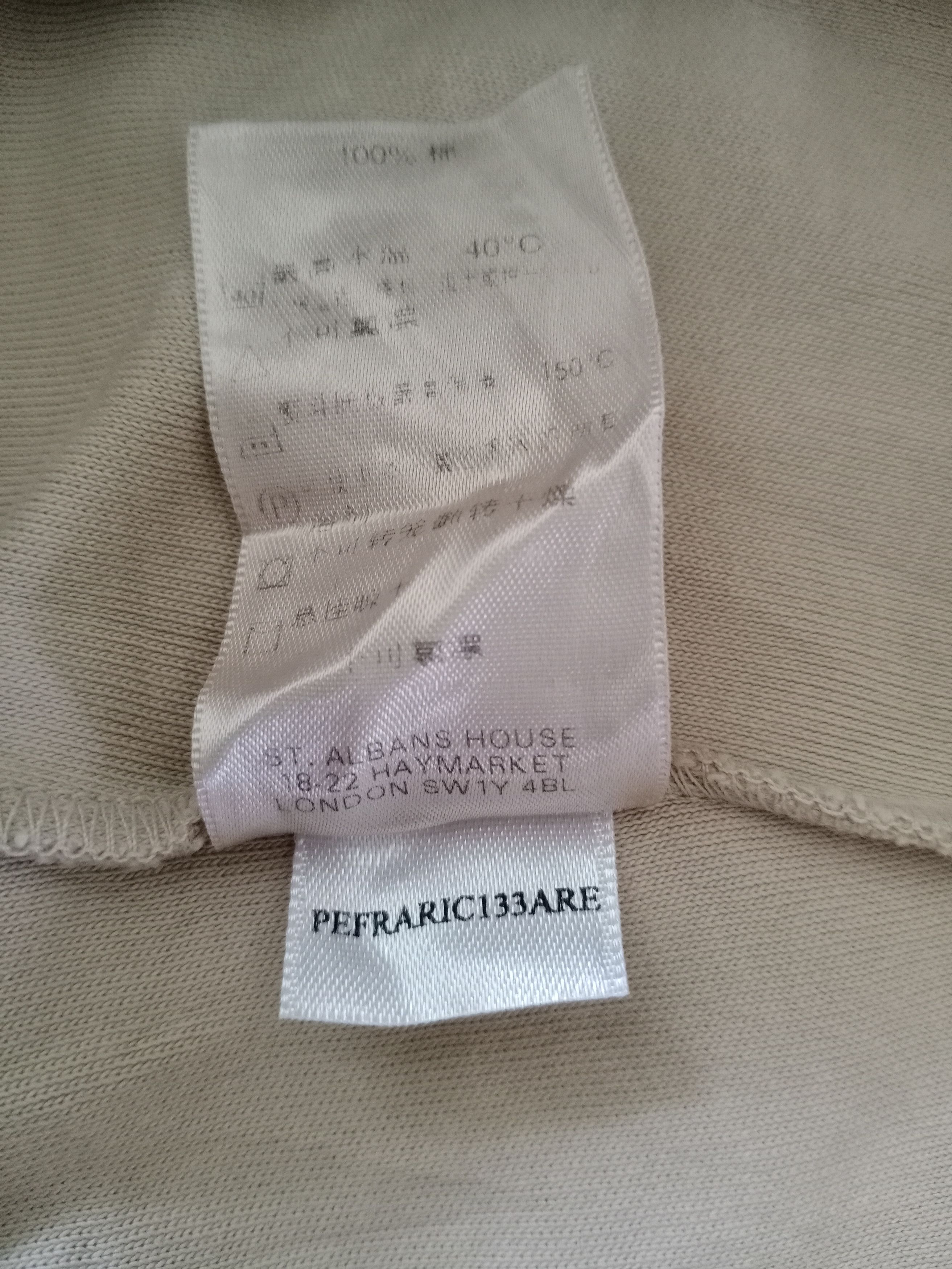 Burberry × Burberry Prorsum × Designer Burberry London 1/4 Zip Cotton Beige Nova Check Halfzip Tee Size US XL / EU 56 / 4 - 8 Thumbnail