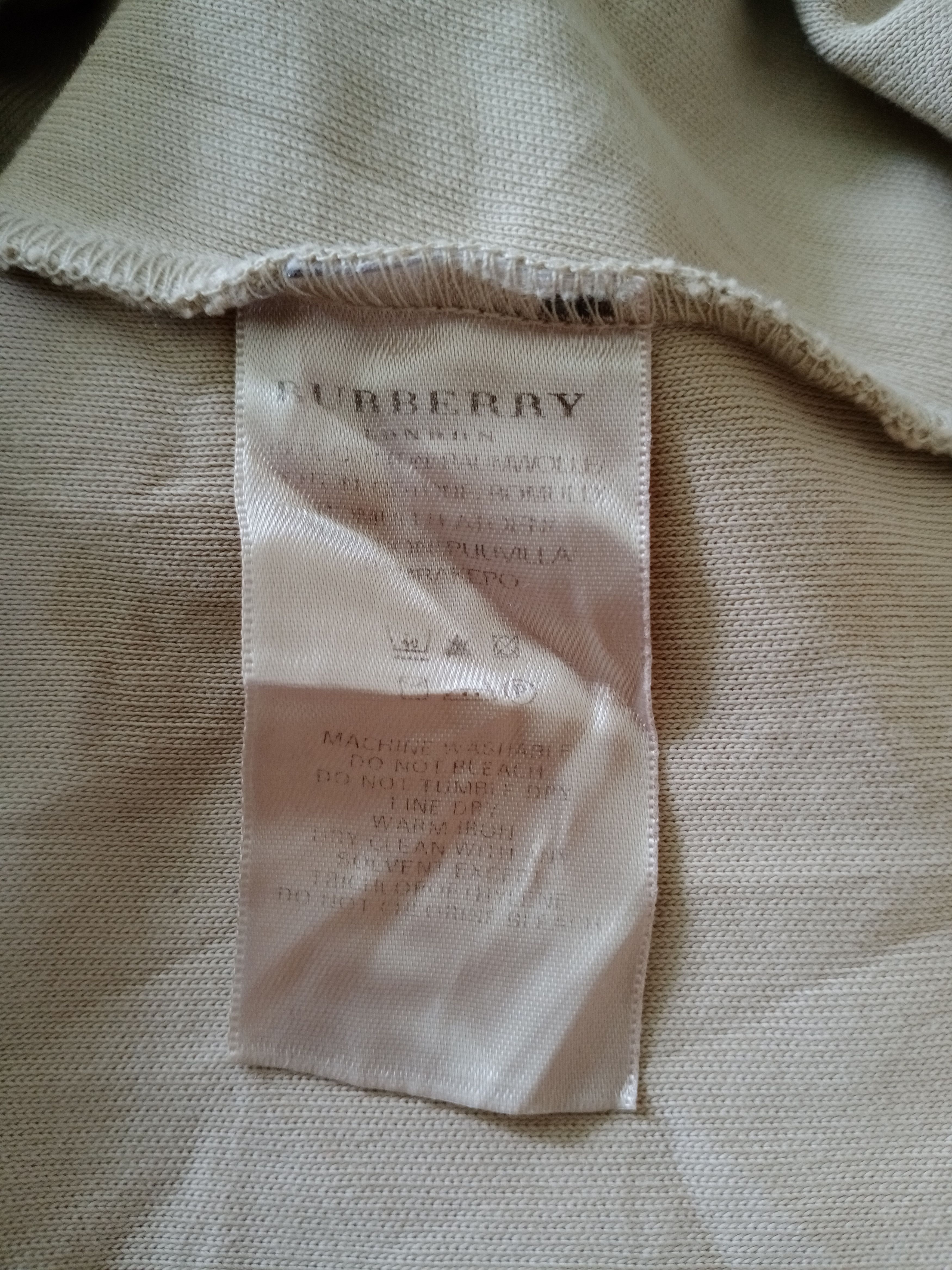 Burberry × Burberry Prorsum × Designer Burberry London 1/4 Zip Cotton Beige Nova Check Halfzip Tee Size US XL / EU 56 / 4 - 7 Thumbnail
