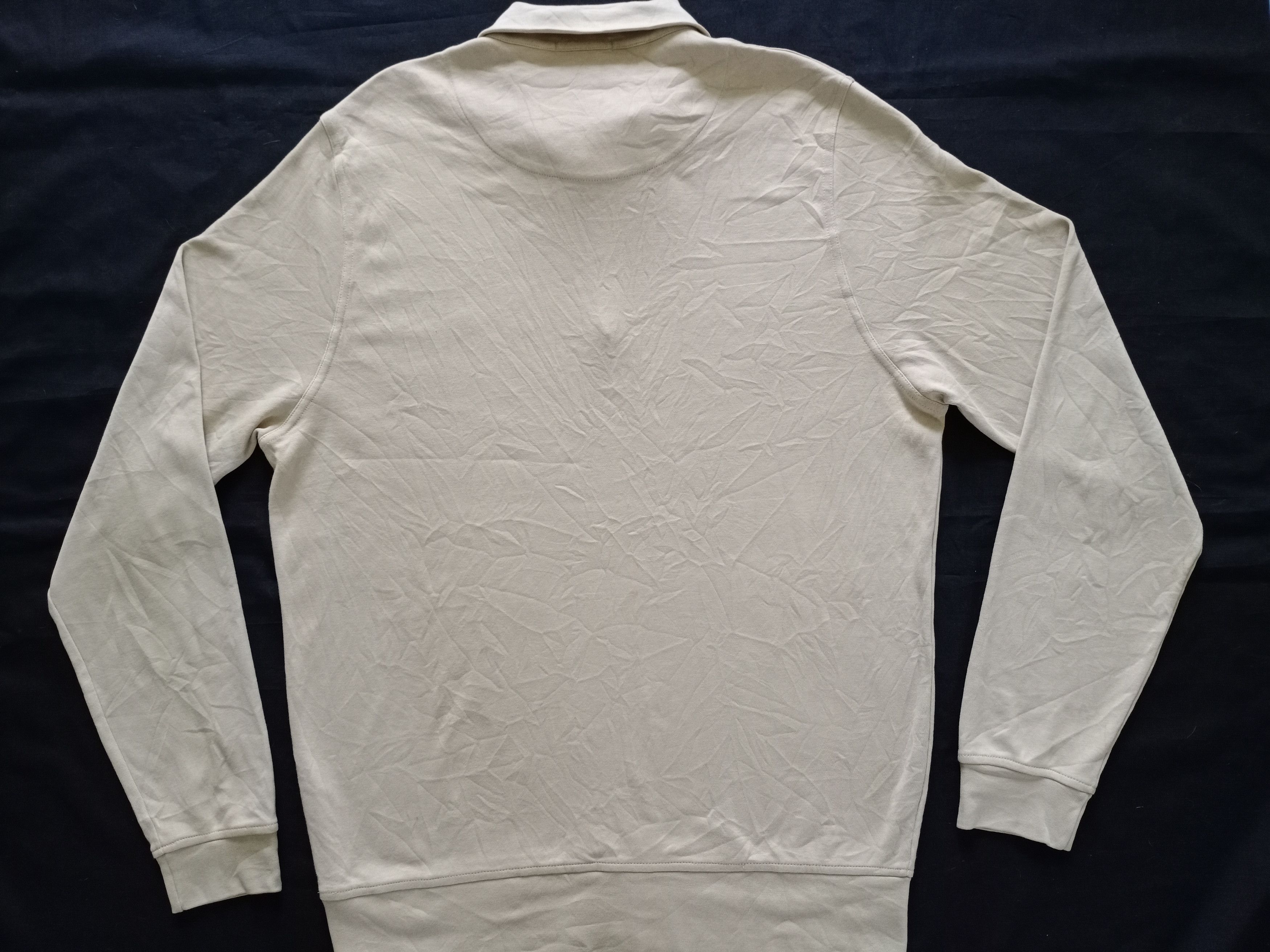 Burberry × Burberry Prorsum × Designer Burberry London 1/4 Zip Cotton Beige Nova Check Halfzip Tee Size US XL / EU 56 / 4 - 4 Thumbnail