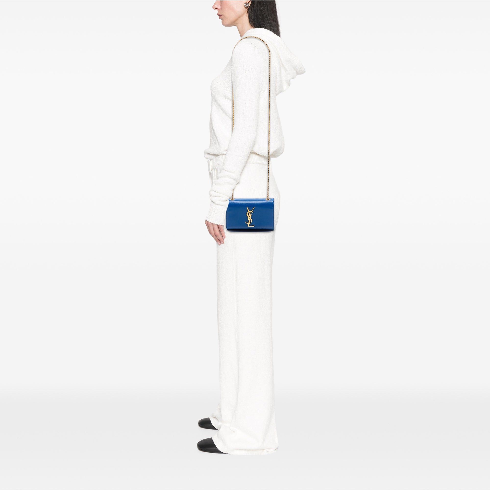 Saint Laurent Paris Grain De Poudre Monogram Kate Crossbody Size ONE SIZE - 6 Thumbnail