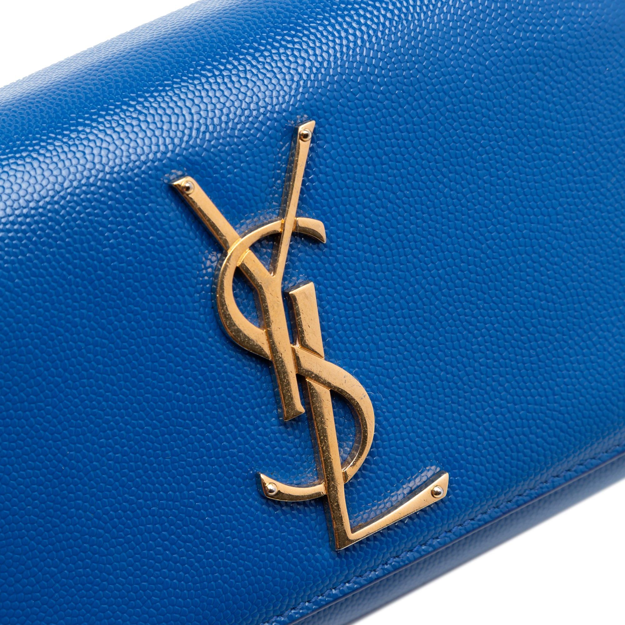 Saint Laurent Paris Grain De Poudre Monogram Kate Crossbody Size ONE SIZE - 5 Thumbnail