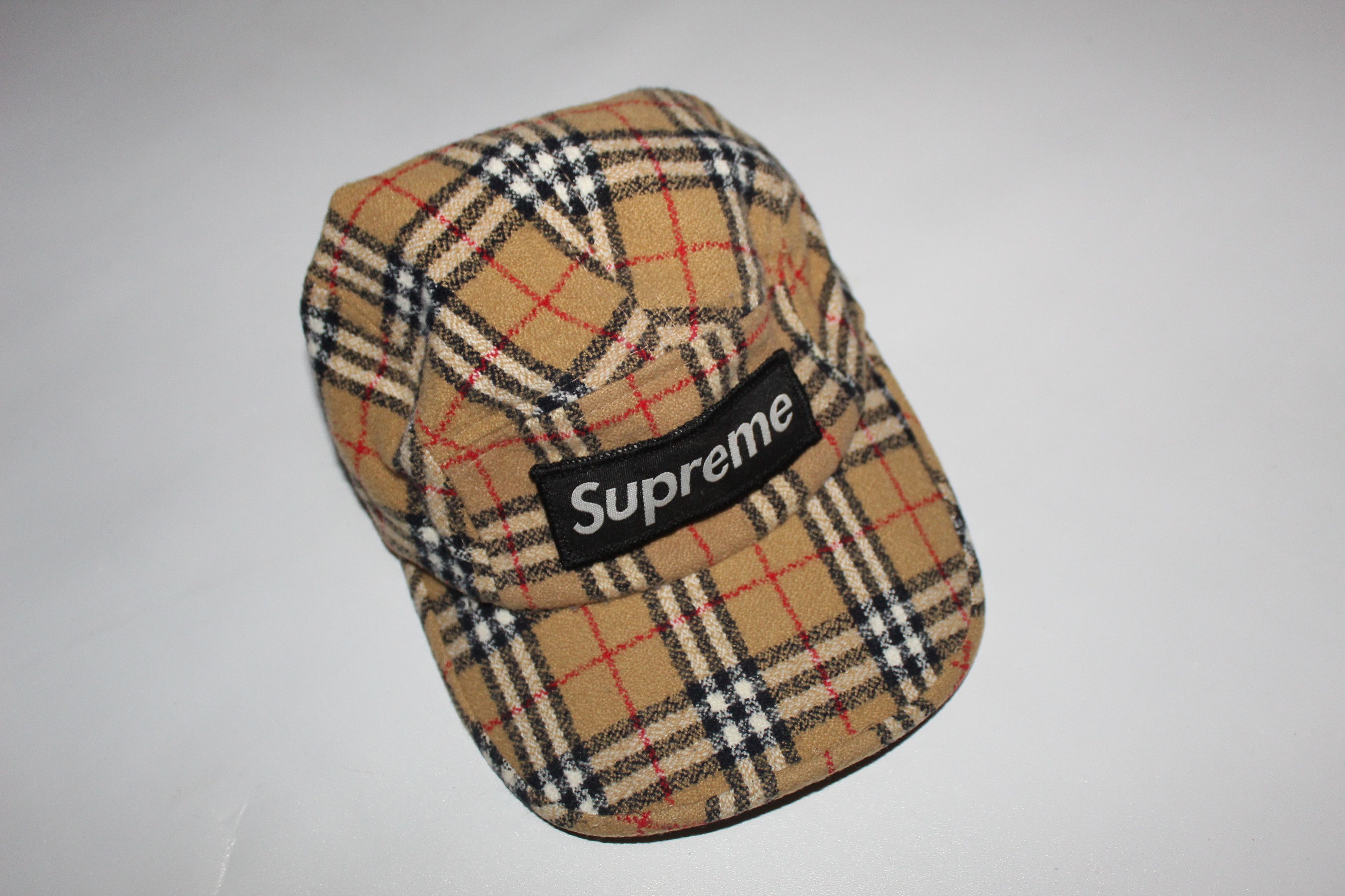 Supreme SUPREME BURBERRY CAMP CAP | Grailed